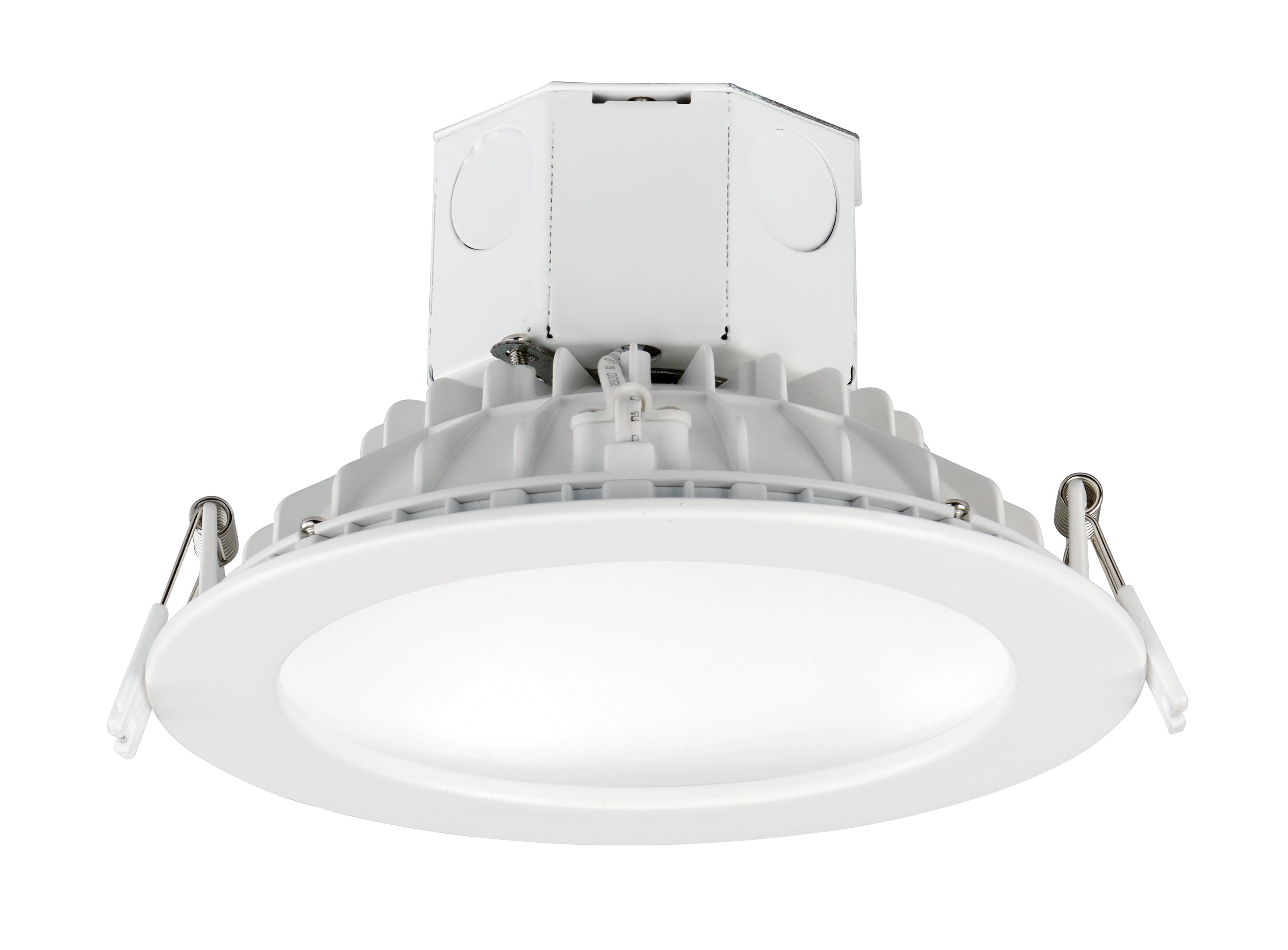 Maxim Lighting 57797WTWT Cove 1 -Light 6.75-in Matte White Integrated LED Flush Mount Light ENERGY STAR Certified