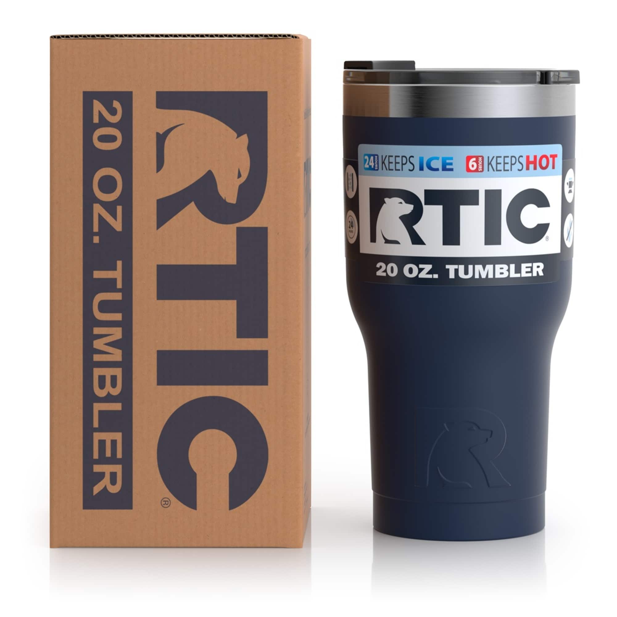 RTIC 20oz Everyday Tumbler Insulated Stainless Steel Portable