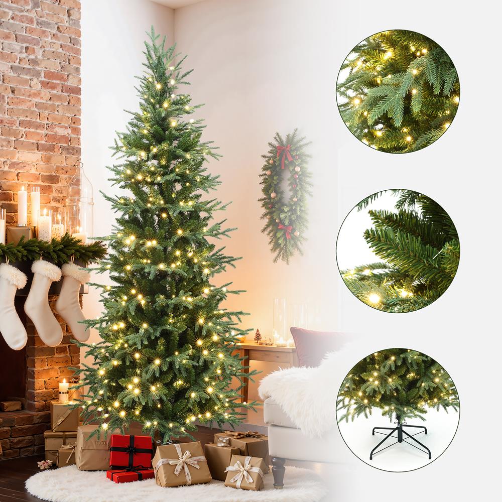 LuxenHome WHAP2516 Artificial-Christmas-Trees - View #6