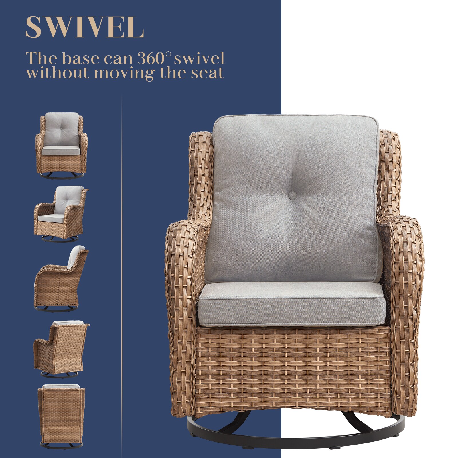 Pocassy PJ110-2 Patio-Chairs - View #9