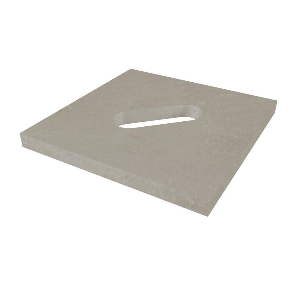 USP HBPS12-HDGBC 3-in x 3-in 3-Gauge Hot-dipped Galvanized Bearing Plates