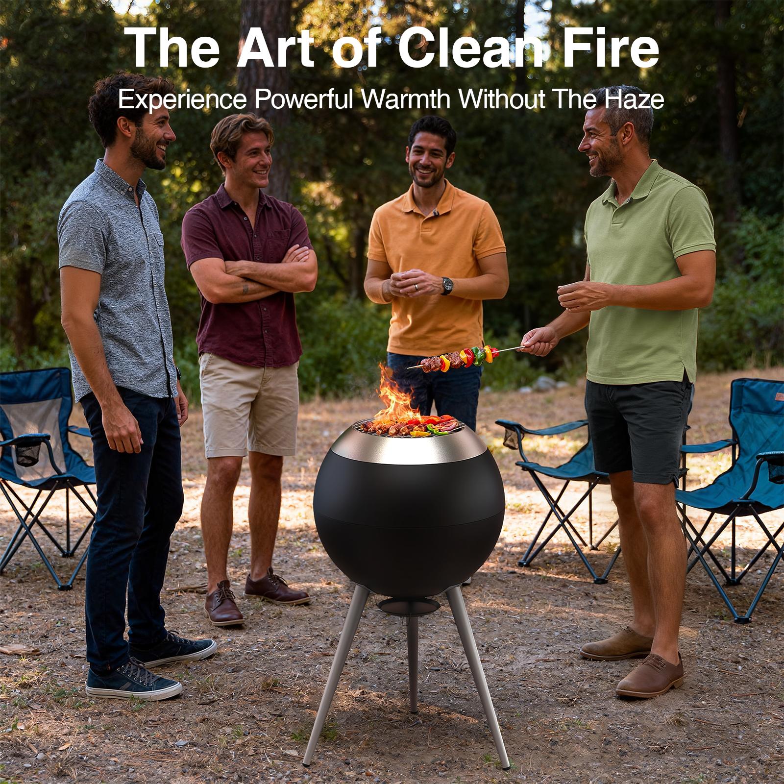GARSING LK-FIREGRI-50 Outdoor-Woodburning-Firepits - View #6