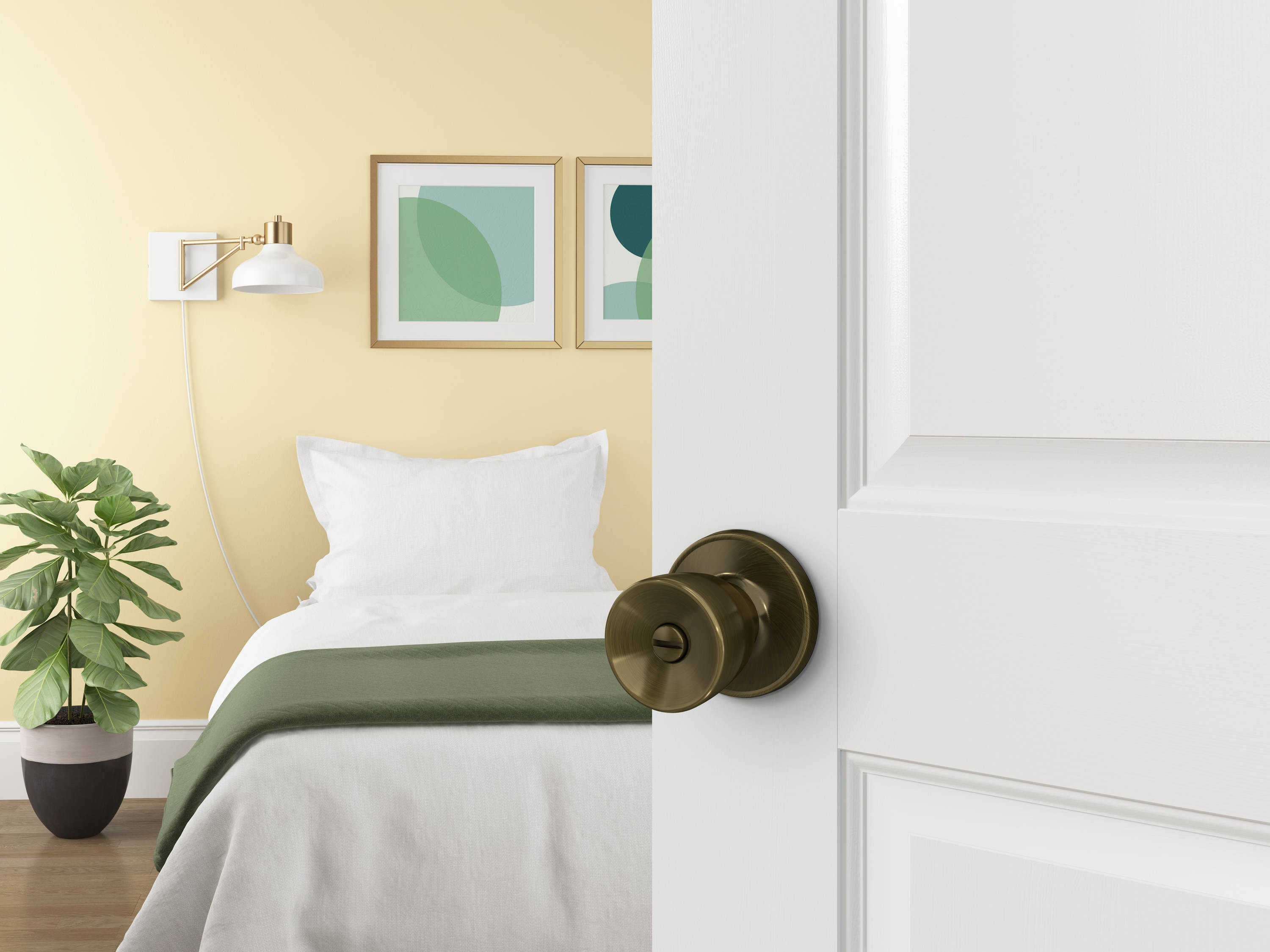 Home Front by Schlage U40 V BAN 609 Door-Knobs - View #2