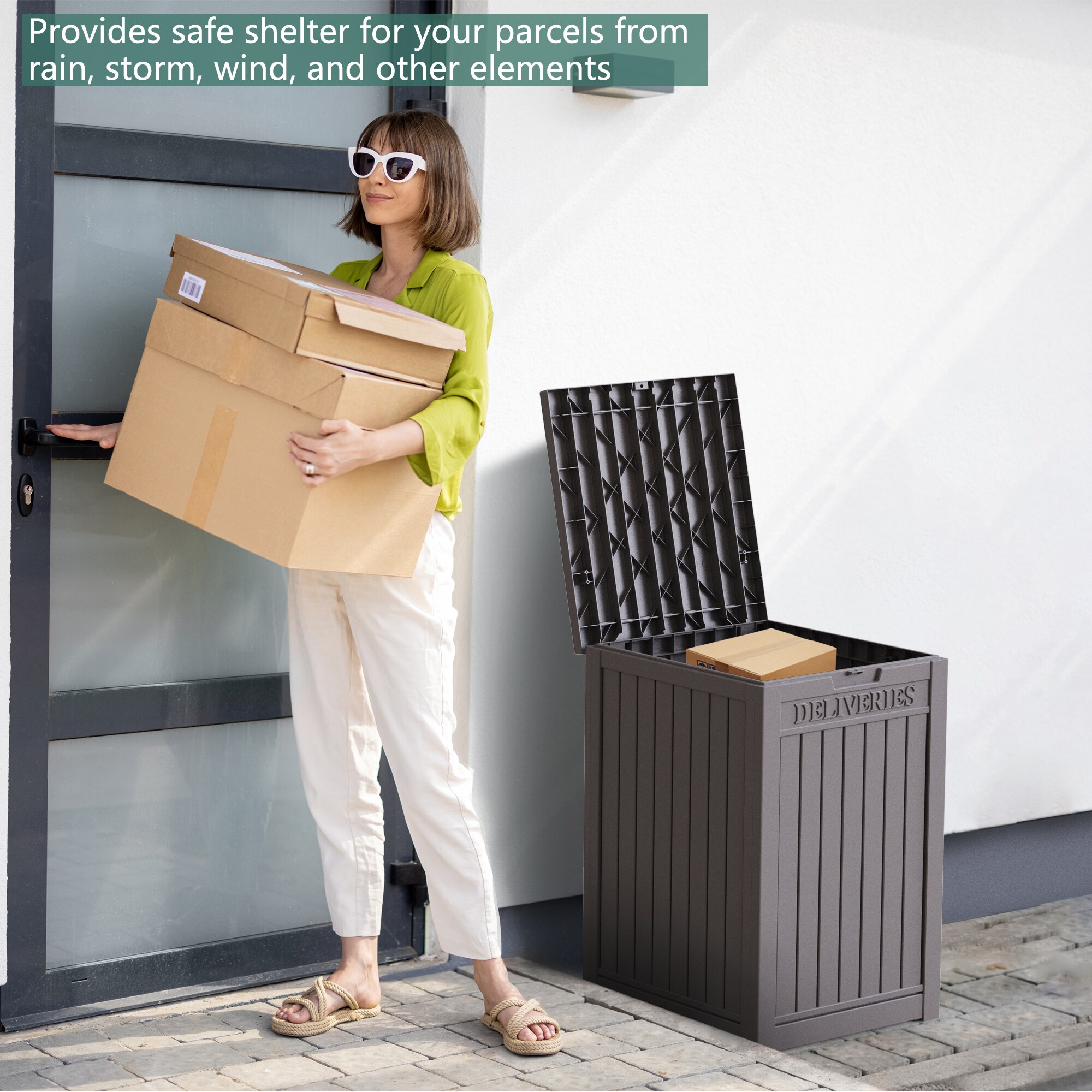 Clihome CL-BK20900LB1 Vinyl-Resin-Storage-Buildings - View #5