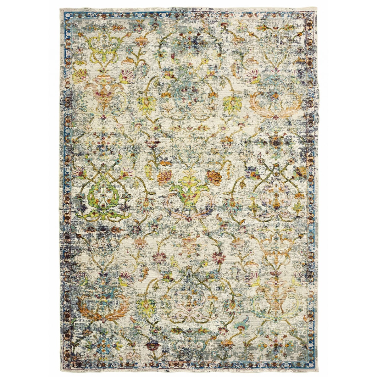 HomeRoots 4000395700 5 x 8 (ft) Polypropylene Polypropylene Rectangular Indoor Area rug