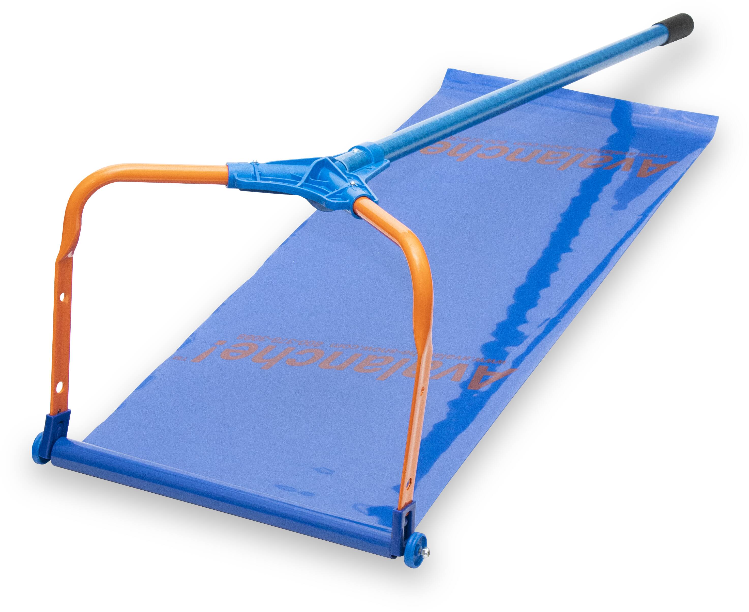 Avalanche AVA500 24-Inches Plastic Snow Shovel with 186-Inches Fiberglass Handle