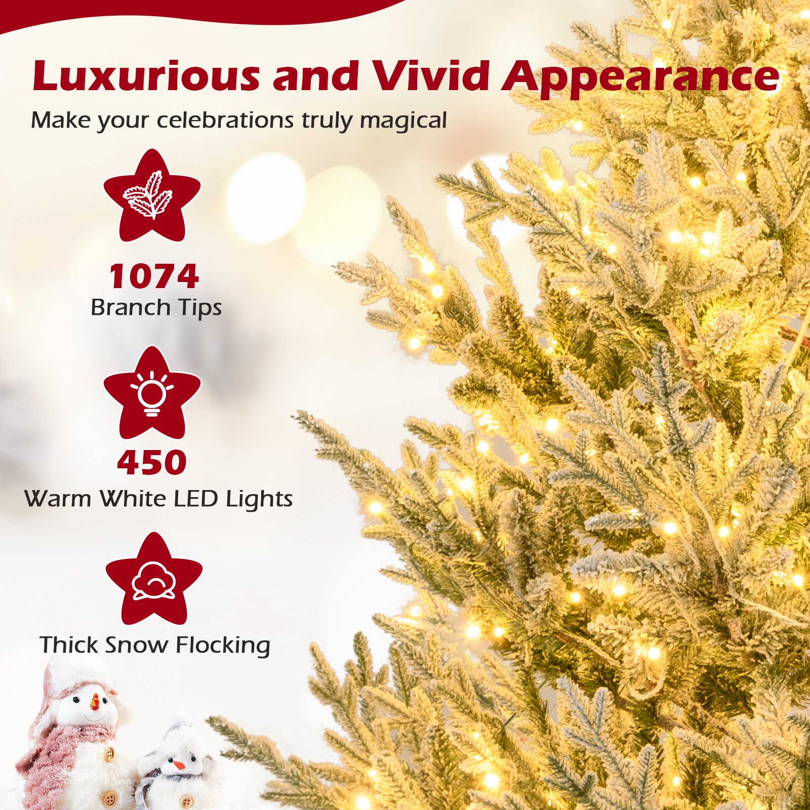 SUGIFT ZMLW014SUGHY1864 Artificial-Christmas-Trees - View #5
