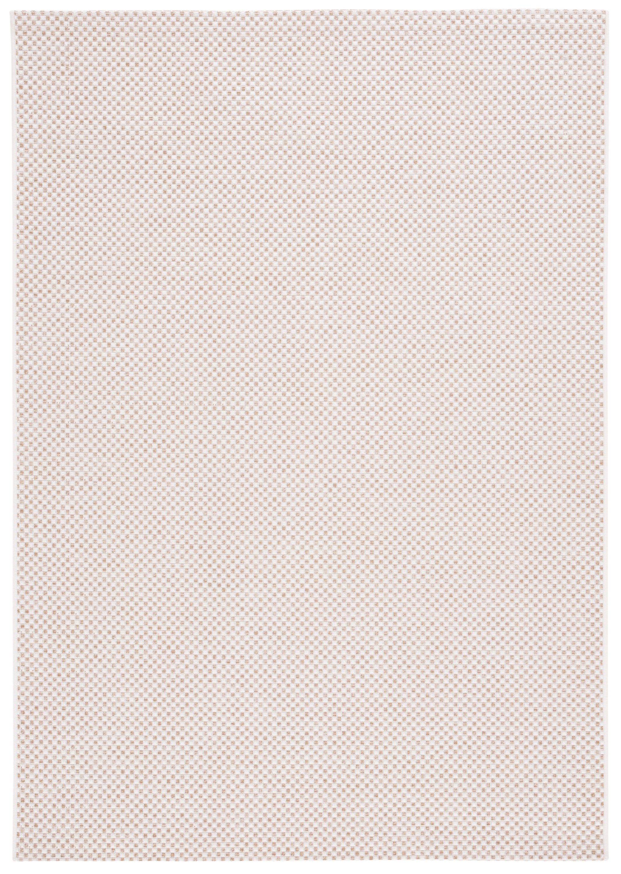 Safavieh SAW640B-8 8 x 10 (ft) Loomed Polyester/Polypropylene Ivory/Natural Rectangular Indoor/Outdoor Solid Mid-Century Modern Area rug