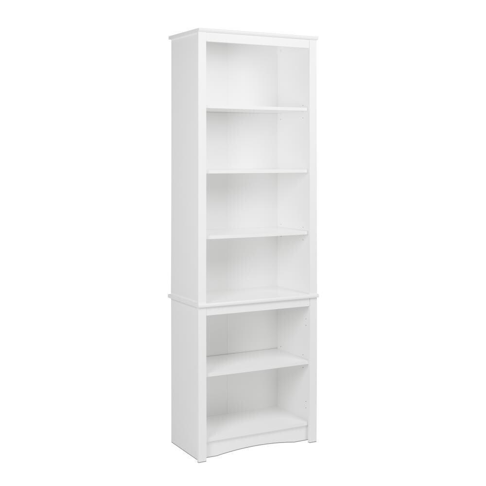 White Bookcases At Com, 18 Inch Wide Bookcase With Doors