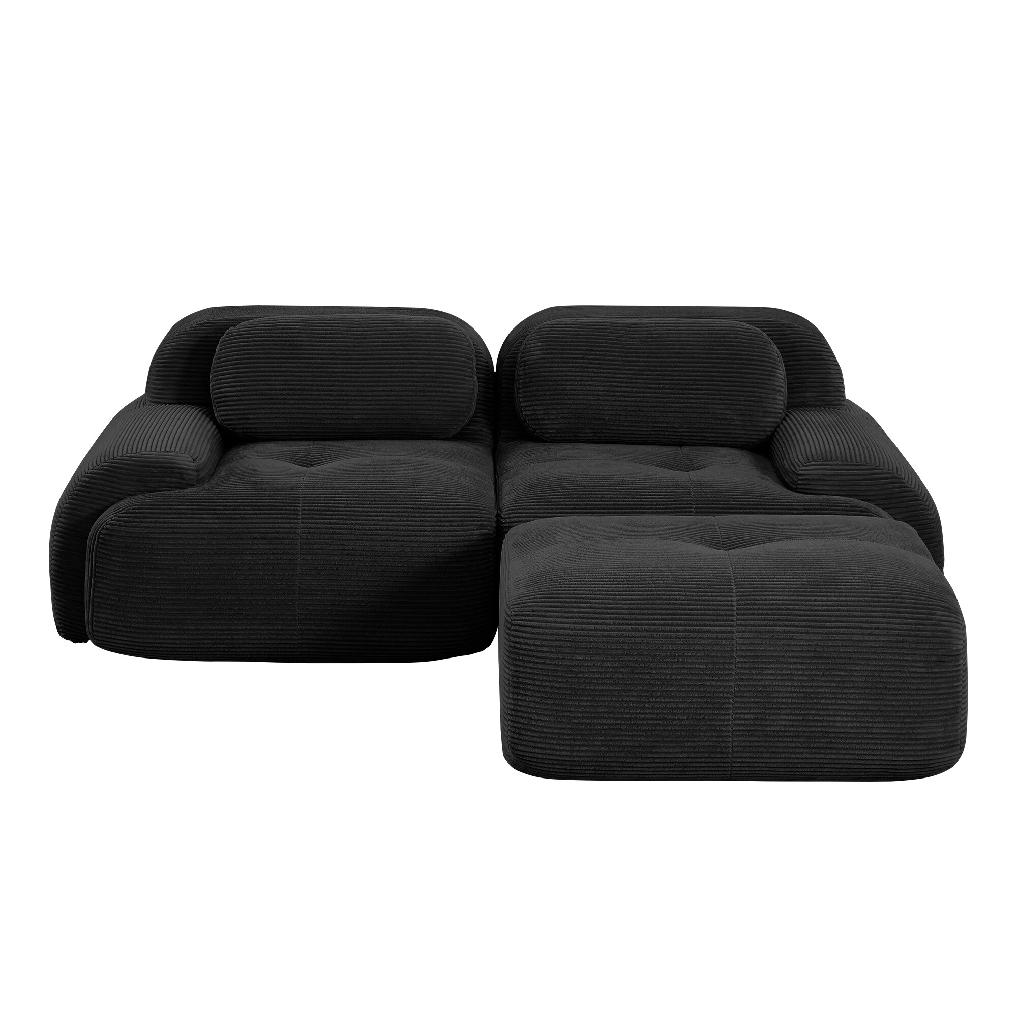 Homy Casa SMZO-KIY-BK Sofas-Loveseats - View #18