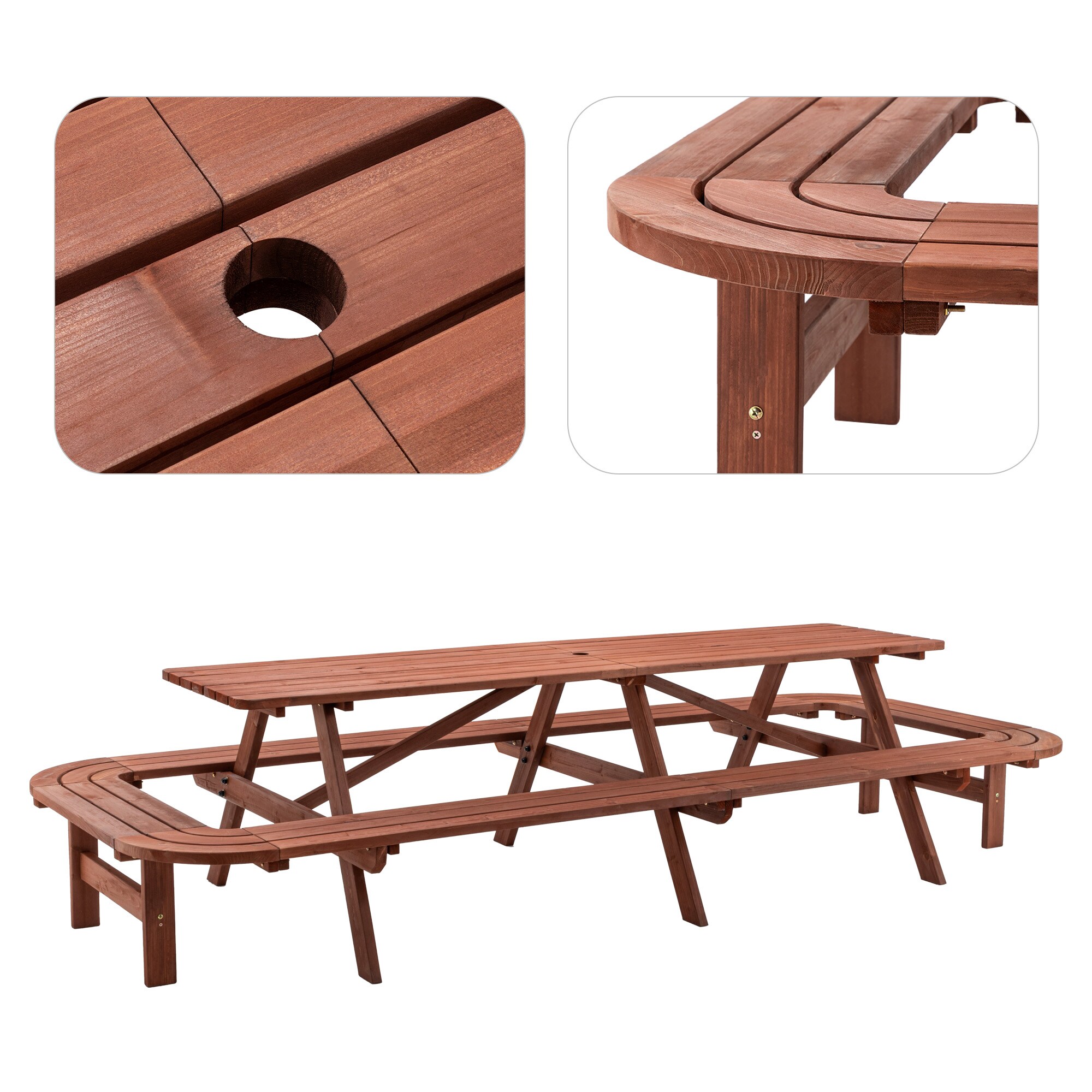 Clihome CL-CLL00019 Picnic-Tables - View #12