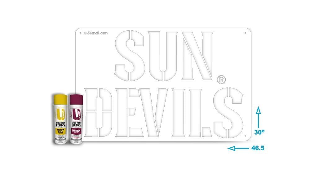 U-Stencil ASUOOS-302 Sun Devils Tailgater Stencil Kit