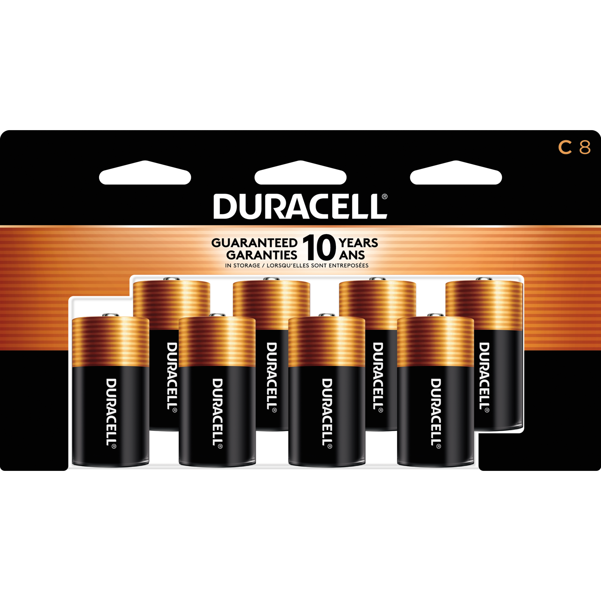 Duracell Coppertop Alkaline C Batteries (8-Pack) in the C