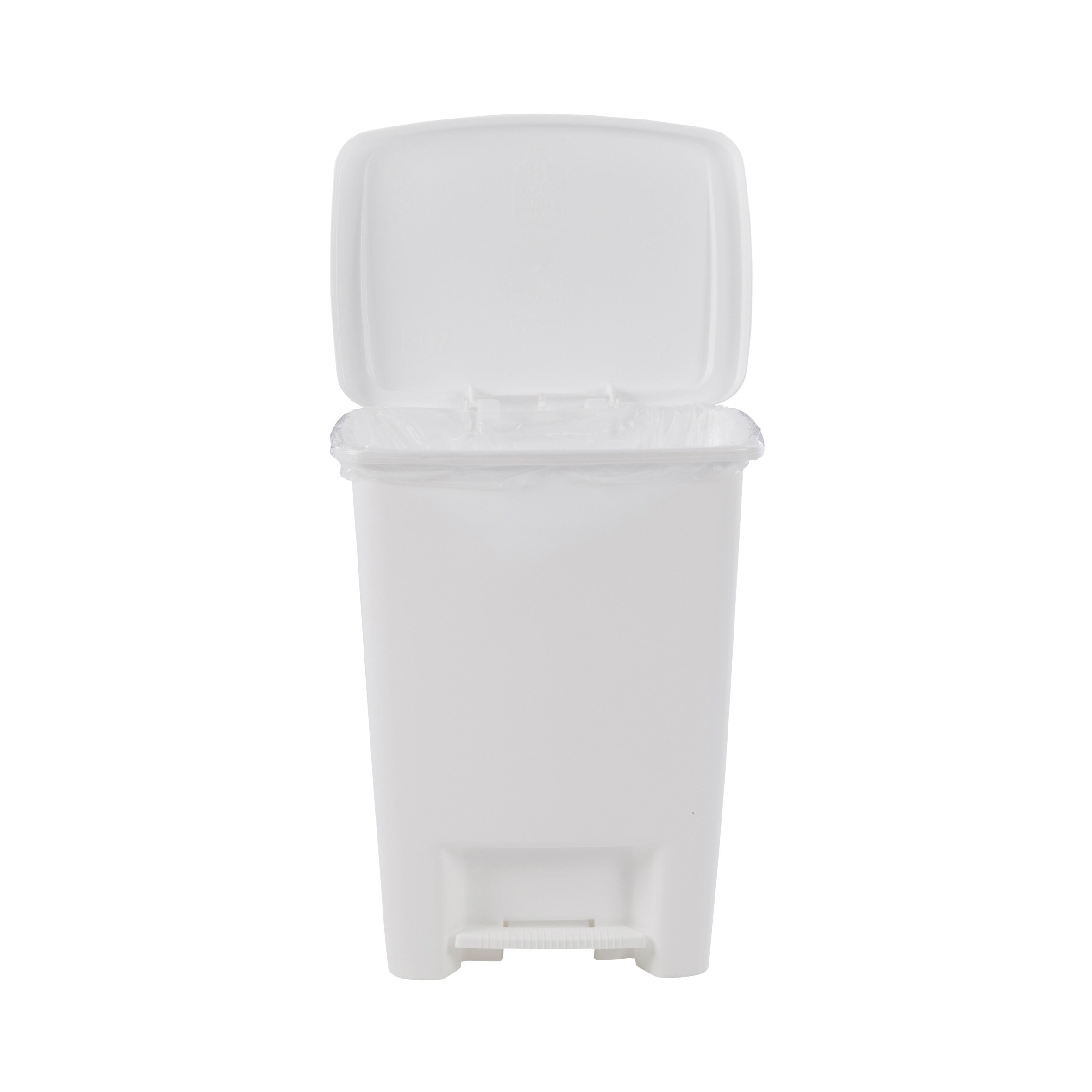 Replacement Lid for Rubbermaid 2848 Step On Trash Can - White - Viking  Janitor Supplies