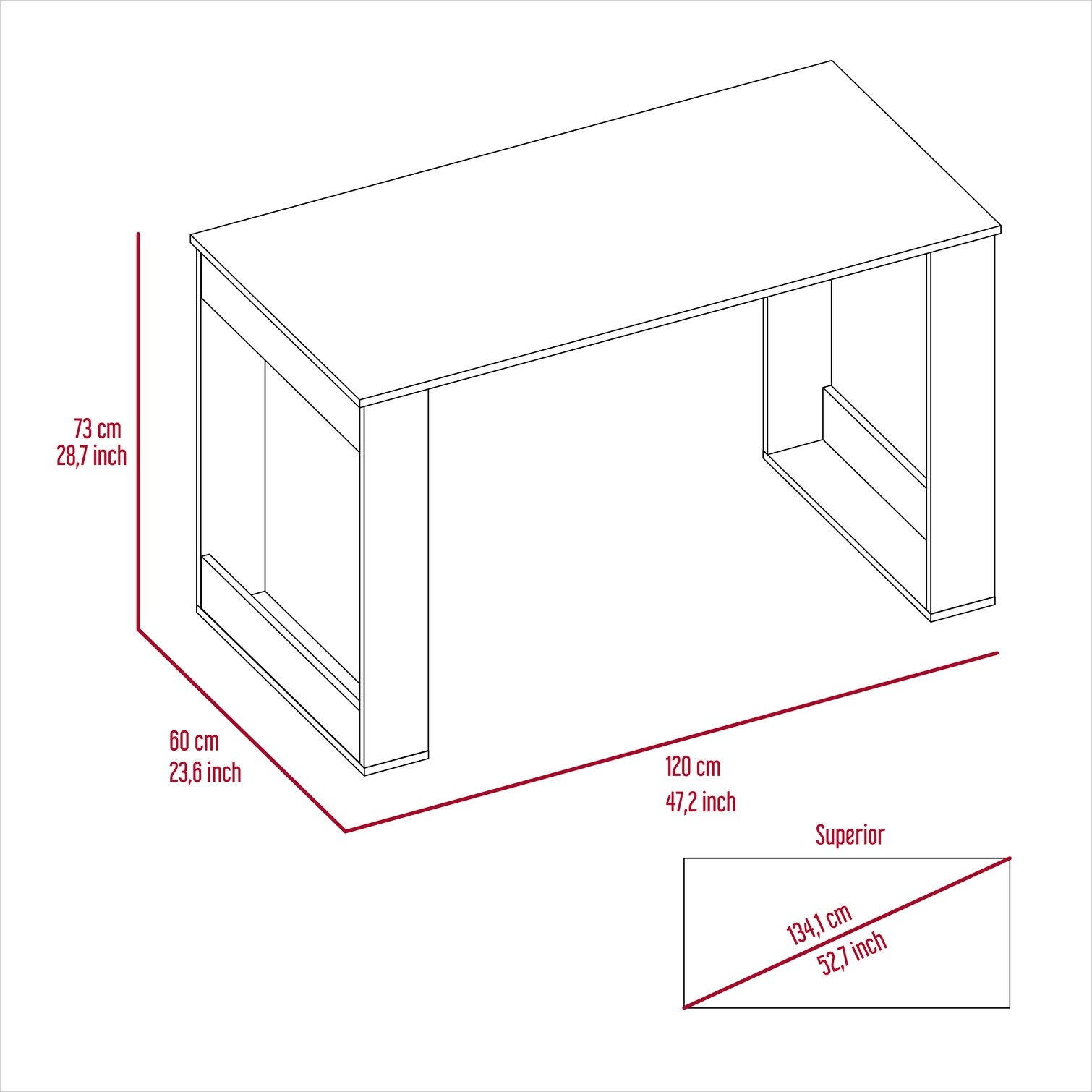FlowLuxe UTWCXFA1RCF5 desks - View #3