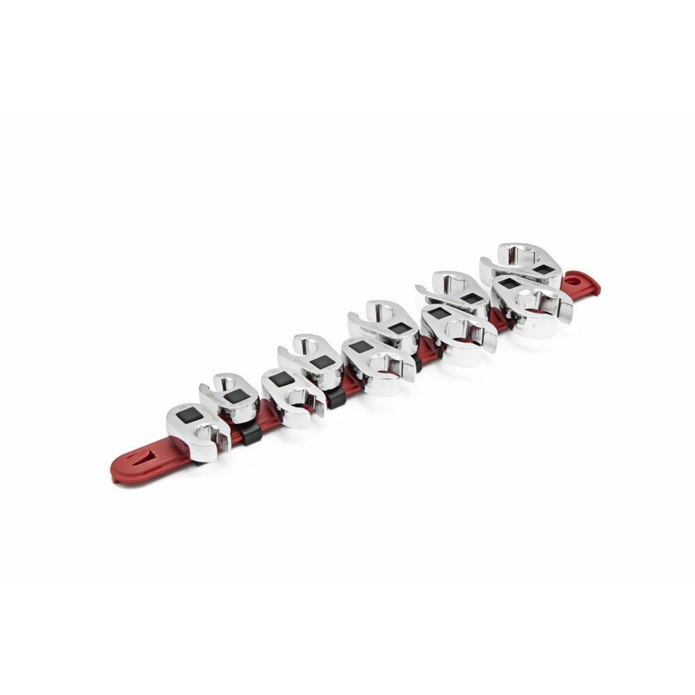 Crescent CCFWS0N 10-Piece 3/8-in 6-point Standard (SAE) Flare Nut Open End Wrench Set