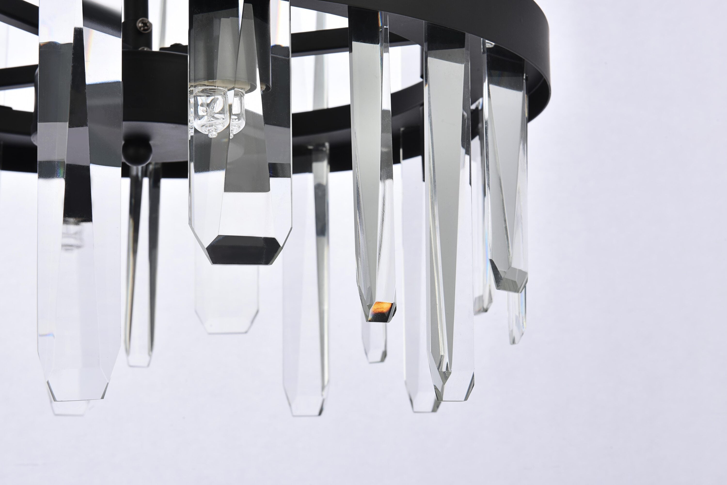 Elegant Decor HF6600D16BK Pendant-Lights - View #4
