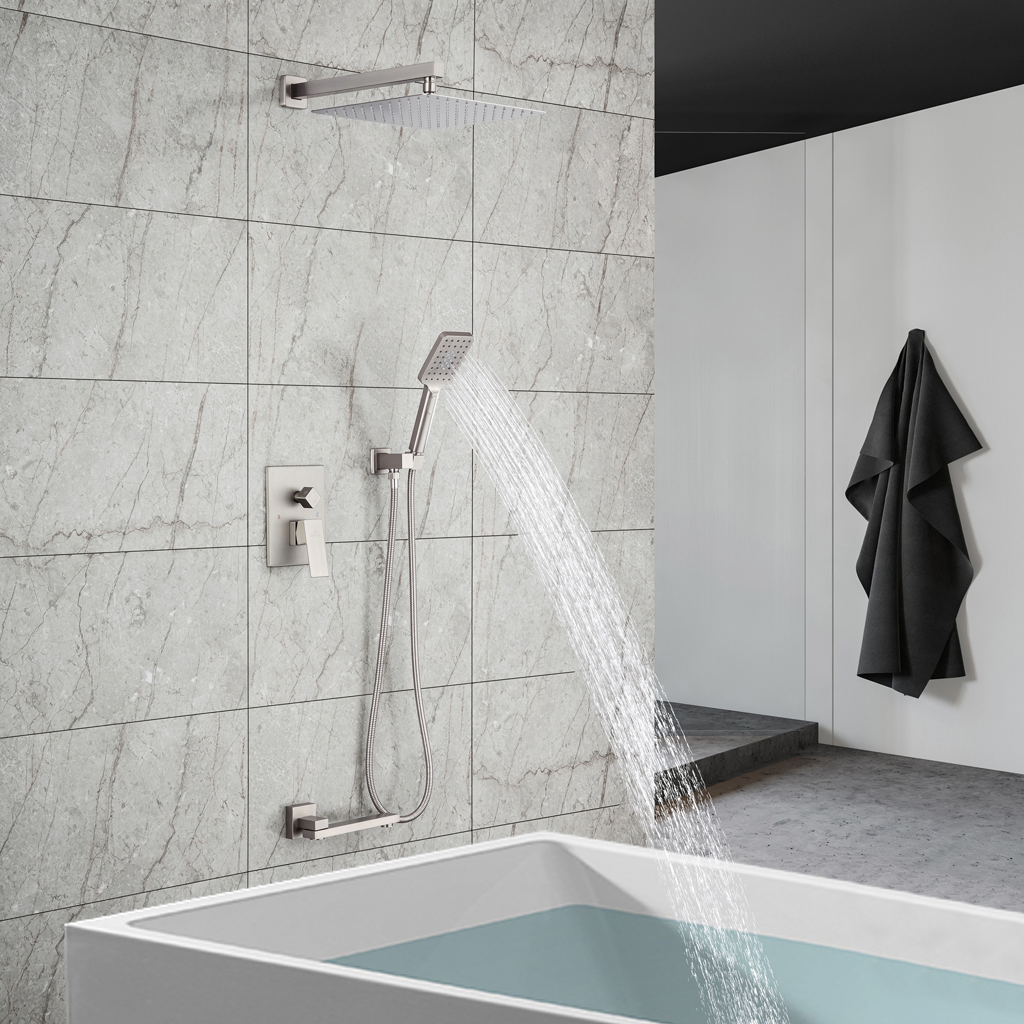 Clihome CL-029SS-SL Showerhead-Bar-Panels - View #5