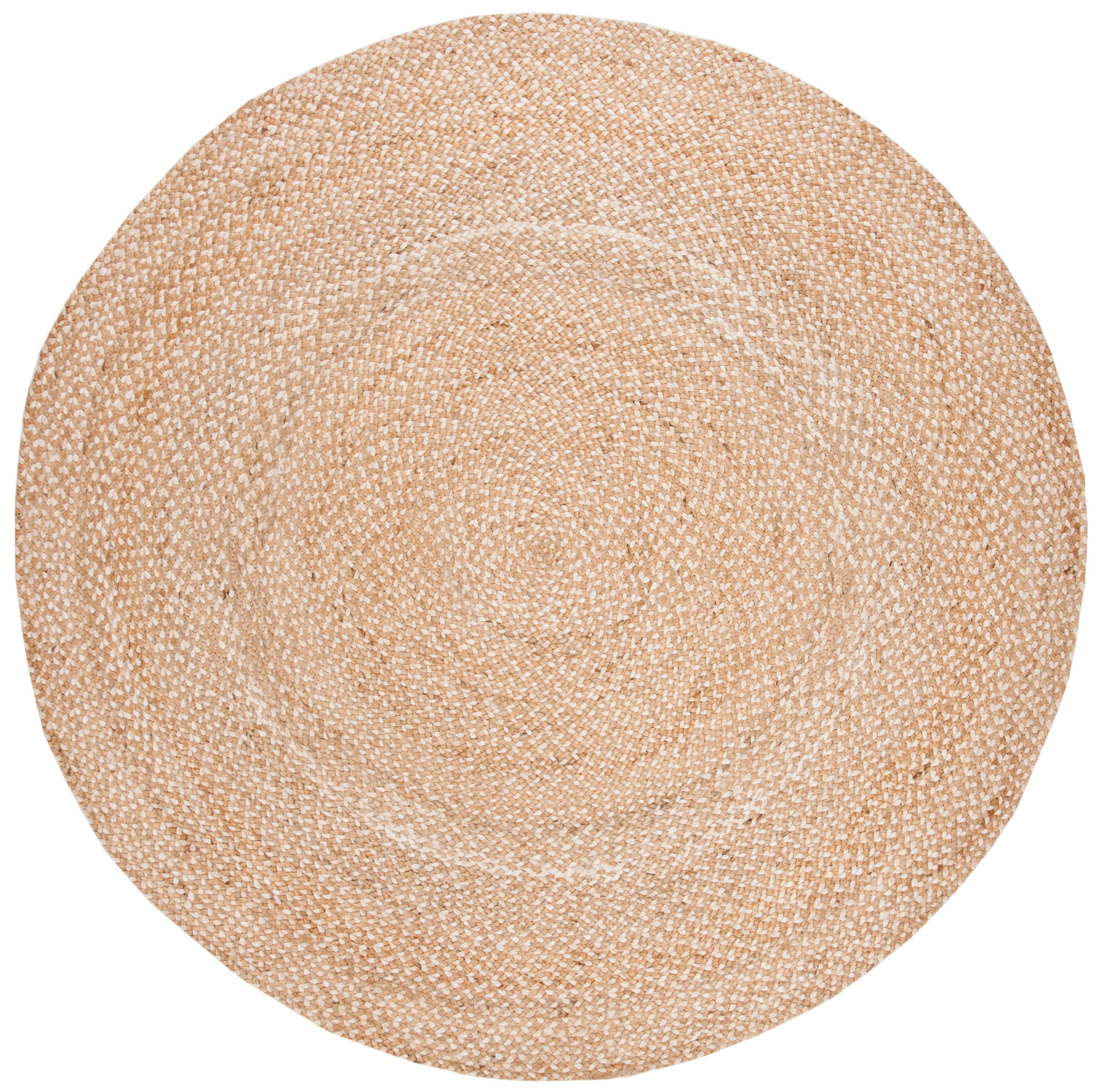 Safavieh Natural Fiber Harmtine 8 X 8 (ft) Jute Natural/Ivory Round ...