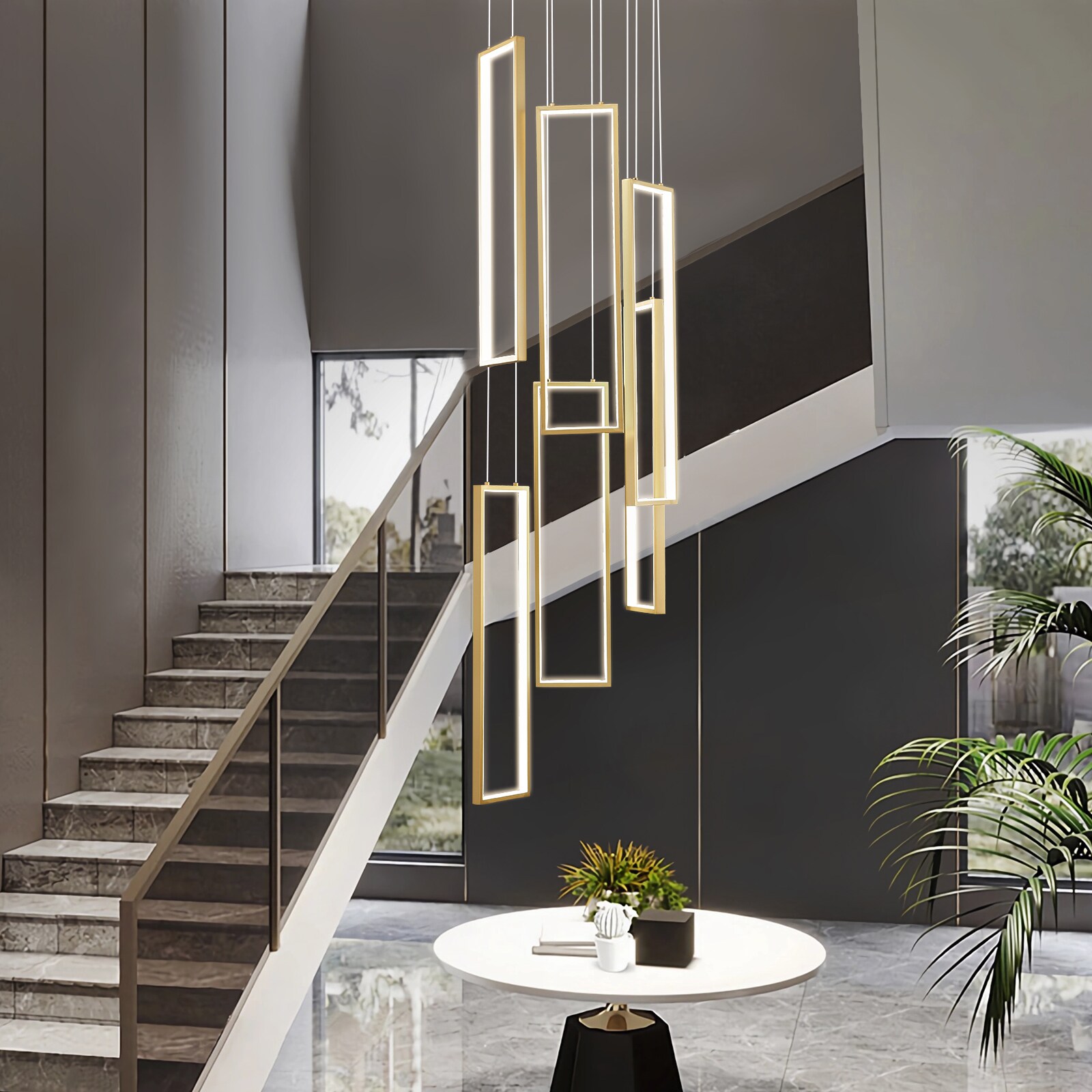 ZHLLMQ JP-205-6C-GOLD Pendant-Lights - View #5