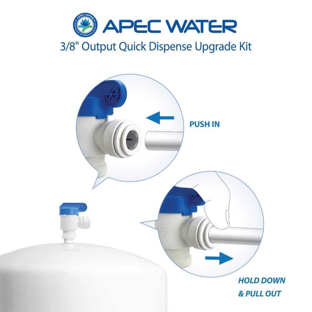 High-Flow Under-Sink Water Filtration Kit with Coconut Shell Carbon