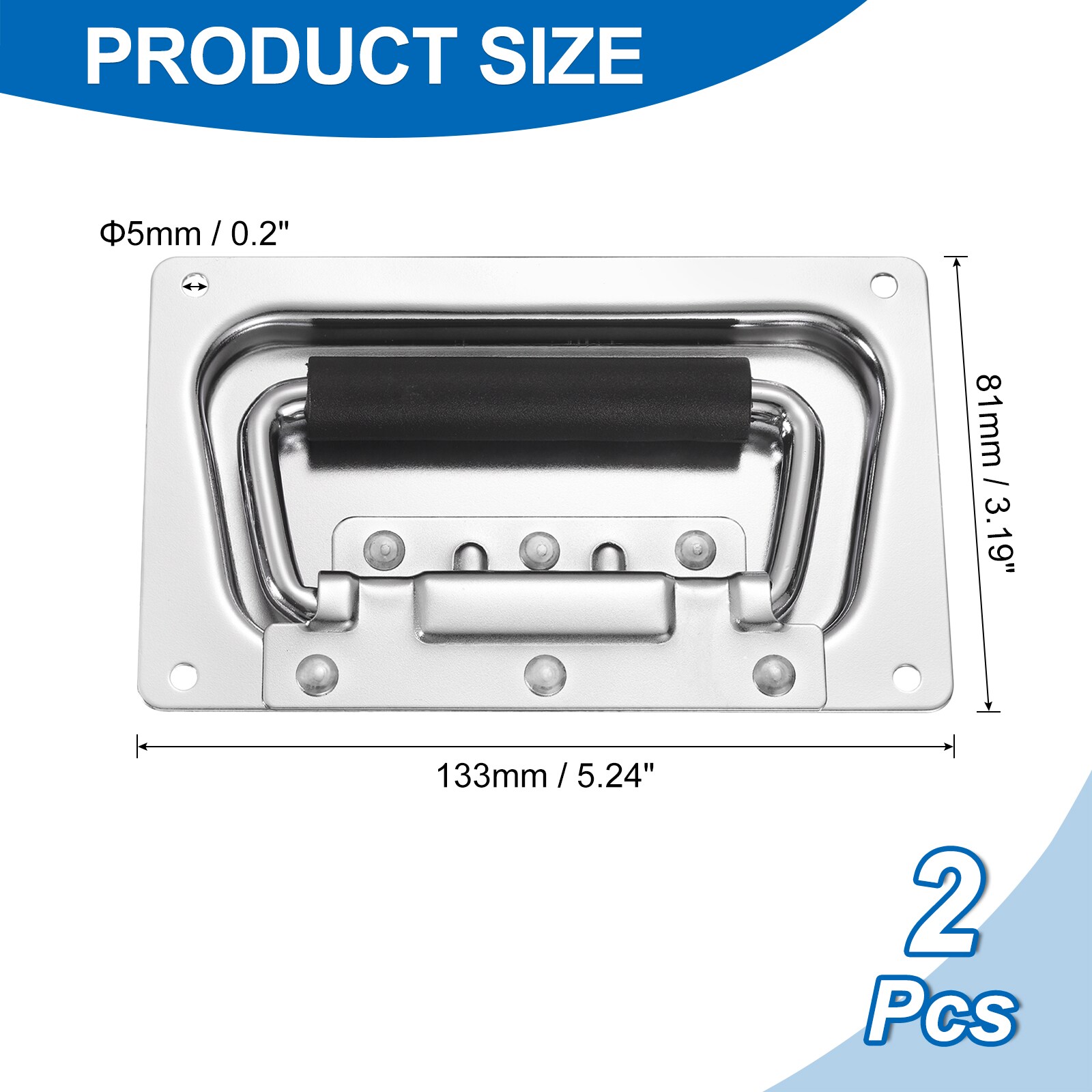 Unique Bargains S26081001UX1651 Cabinet-Pulls - View #2