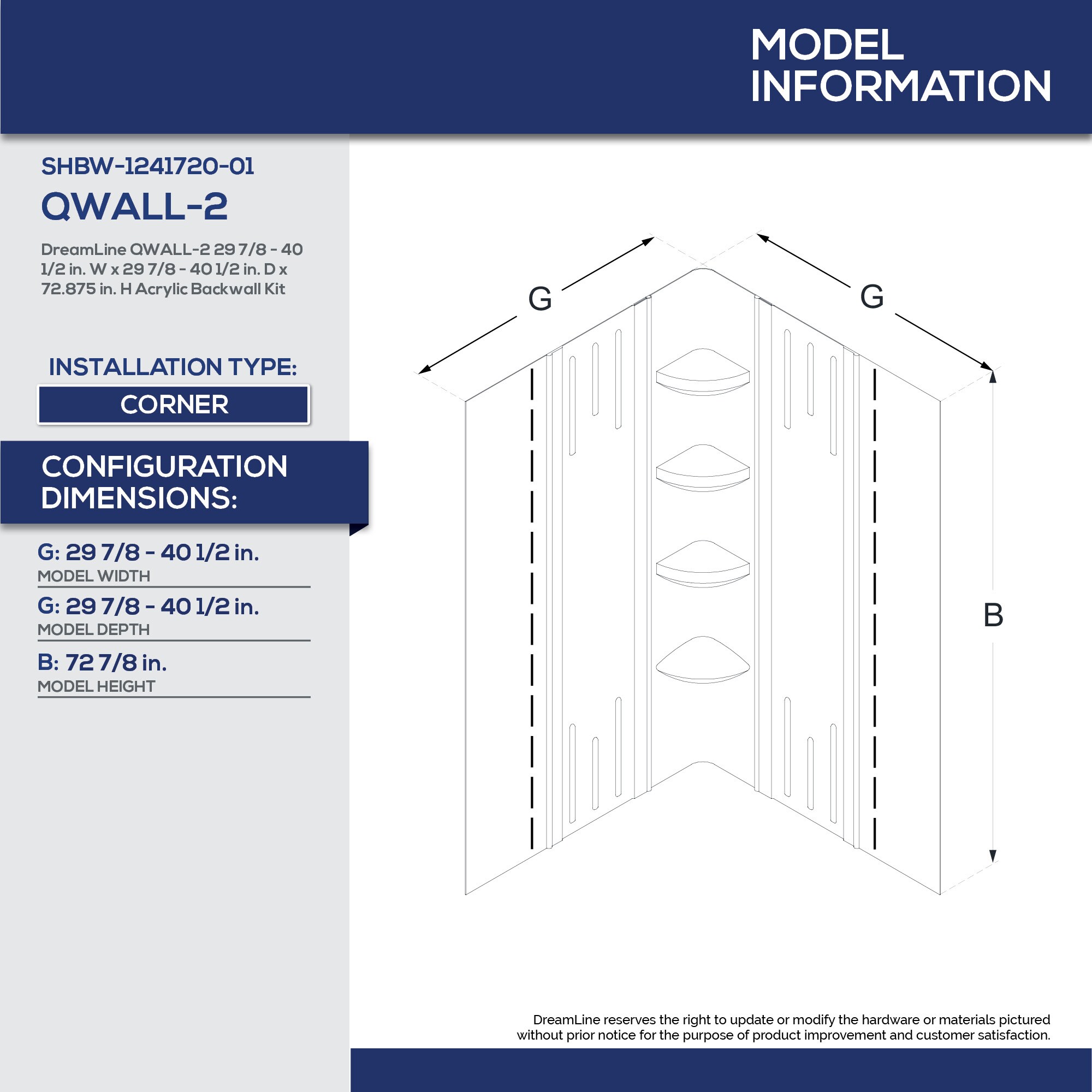 DreamLine DL-6042C-01 Alcove-Shower-Kit - View #5