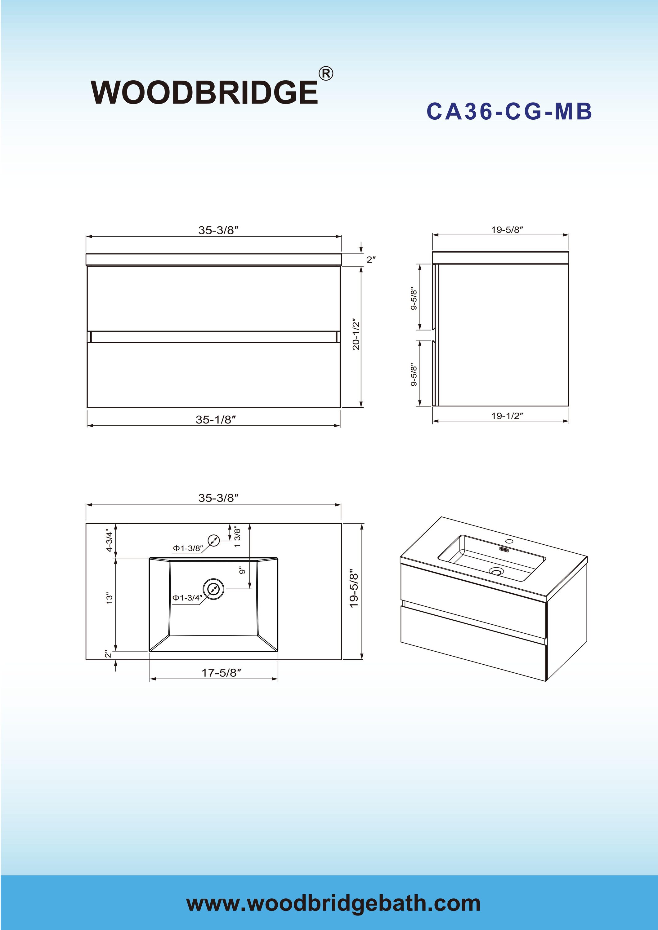 Woodbridge LVT1487 Bath-Vanity-Combo - View #16