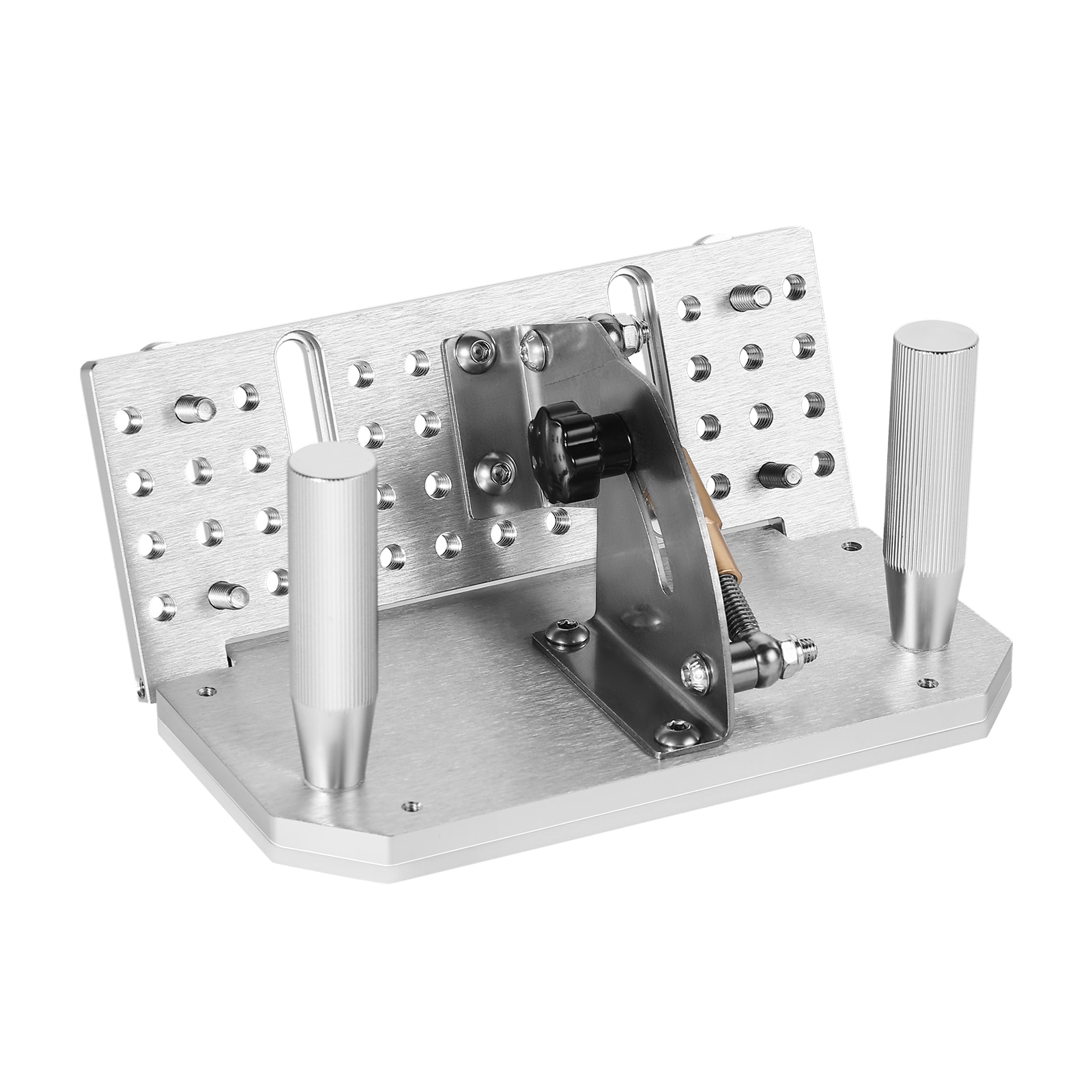 VEVOR Belt Grinder Knife Jig 85 degrees - 115 degrees Adjustable Belt Sander Knife Sharpening Jig with Dual Handles 7.68in Long Sharpener Locator Compatible with Bench Grinders Sharpening Machines