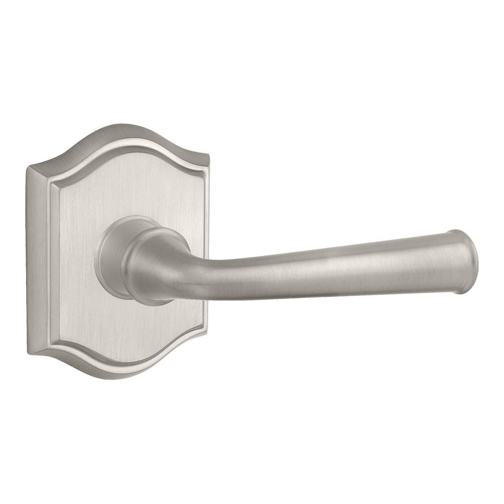 Baldwin Reserve Satin Nickel Interior Exterior Keyed Entry Door Handle   48534046 