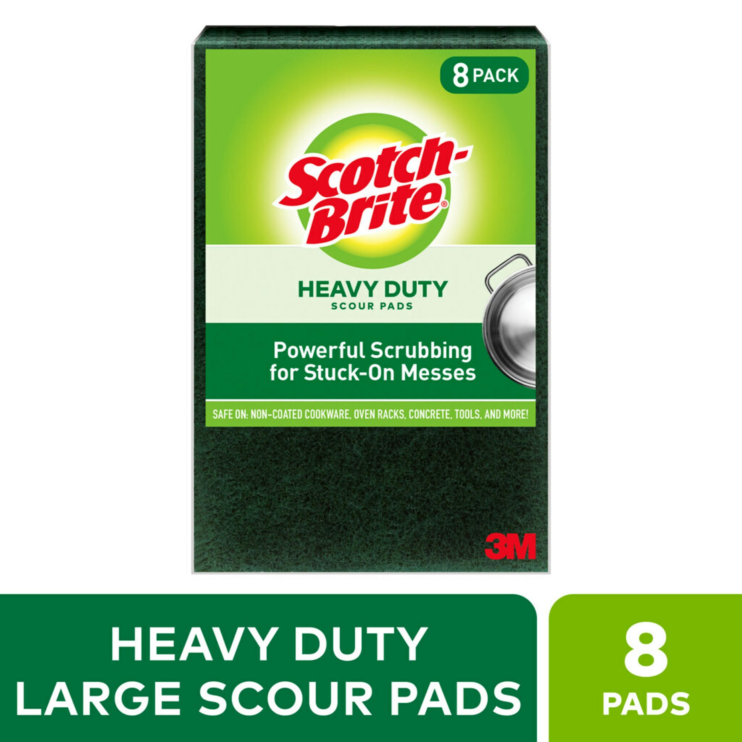 Scotch Brite Scrub Sponge, Large Heavy Duty, Cleaning Tools & Sponges