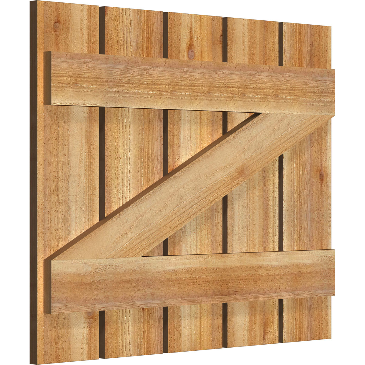 Ekena Millwork RBS06Z29X023RWR Exterior-Shutters - View #2