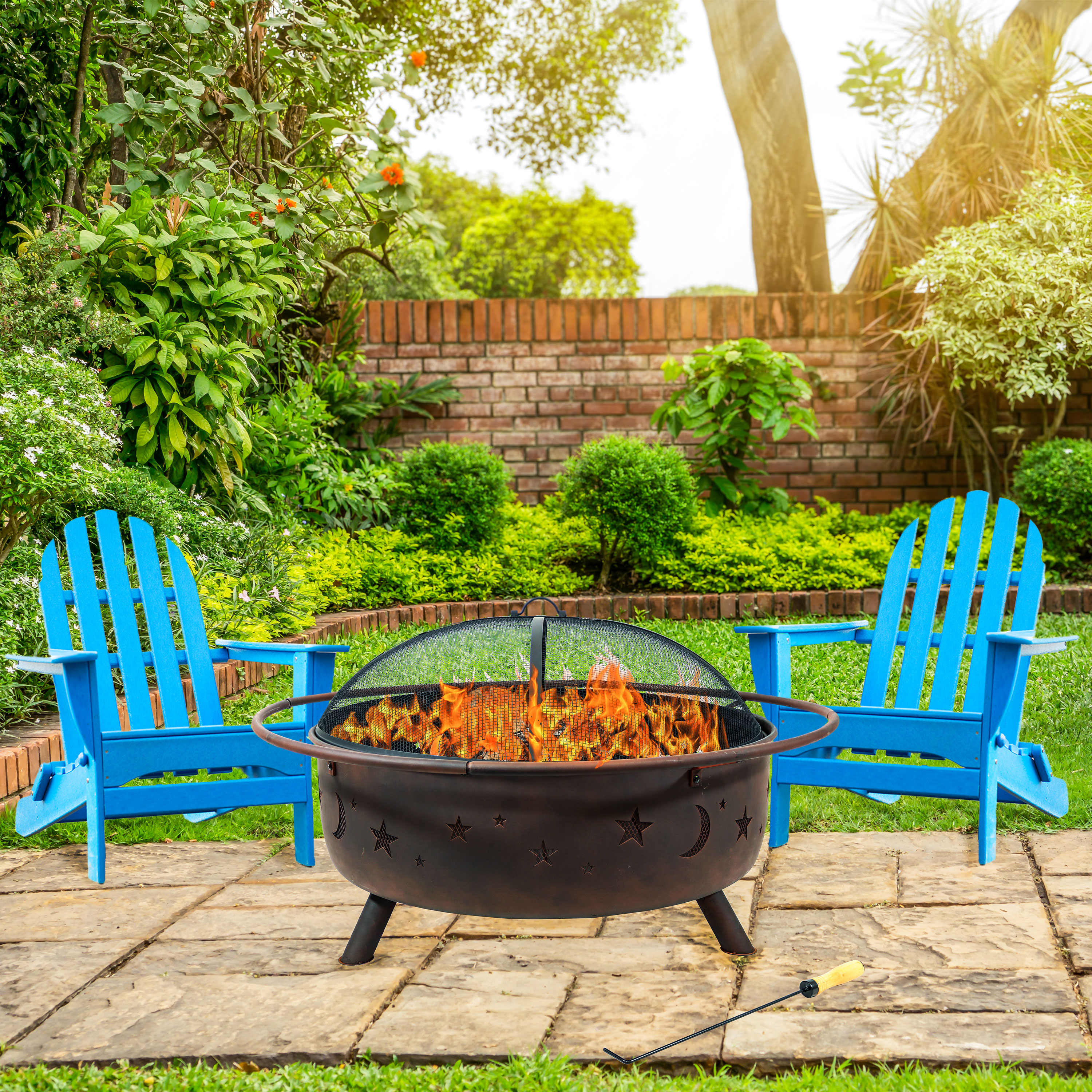 Sunnydaze Decor NB-SMS202 Outdoor-Woodburning-Firepits - View #11