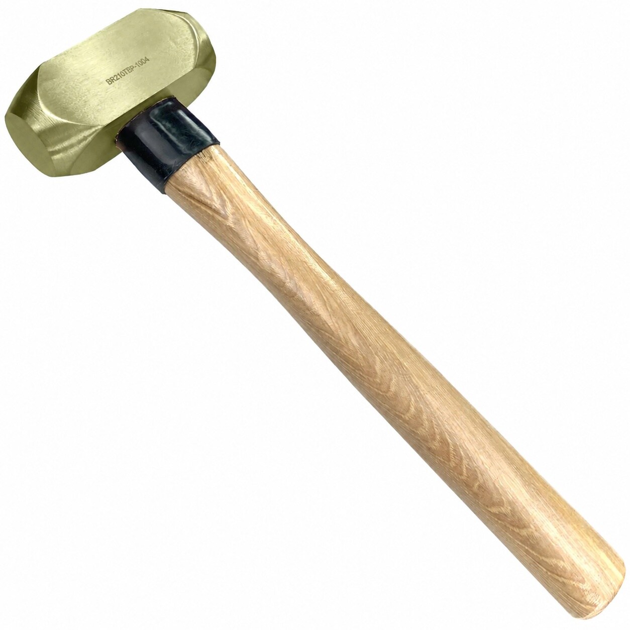 AKSCYZM Brass Sledge Hammer 1lb Club Hammer with Wooden Handle Die Forged Corrosion Resistant Length 12 in durable home and garden accessory #LAK0821K139