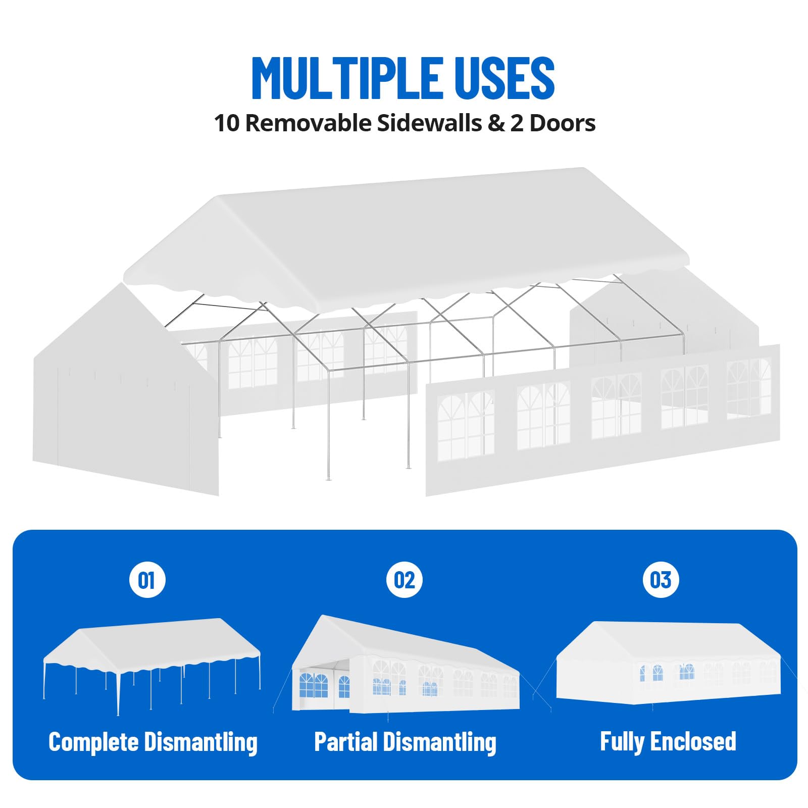 IdealHouse BOX-7TDV-GZD91 Carport-Covers - View #7