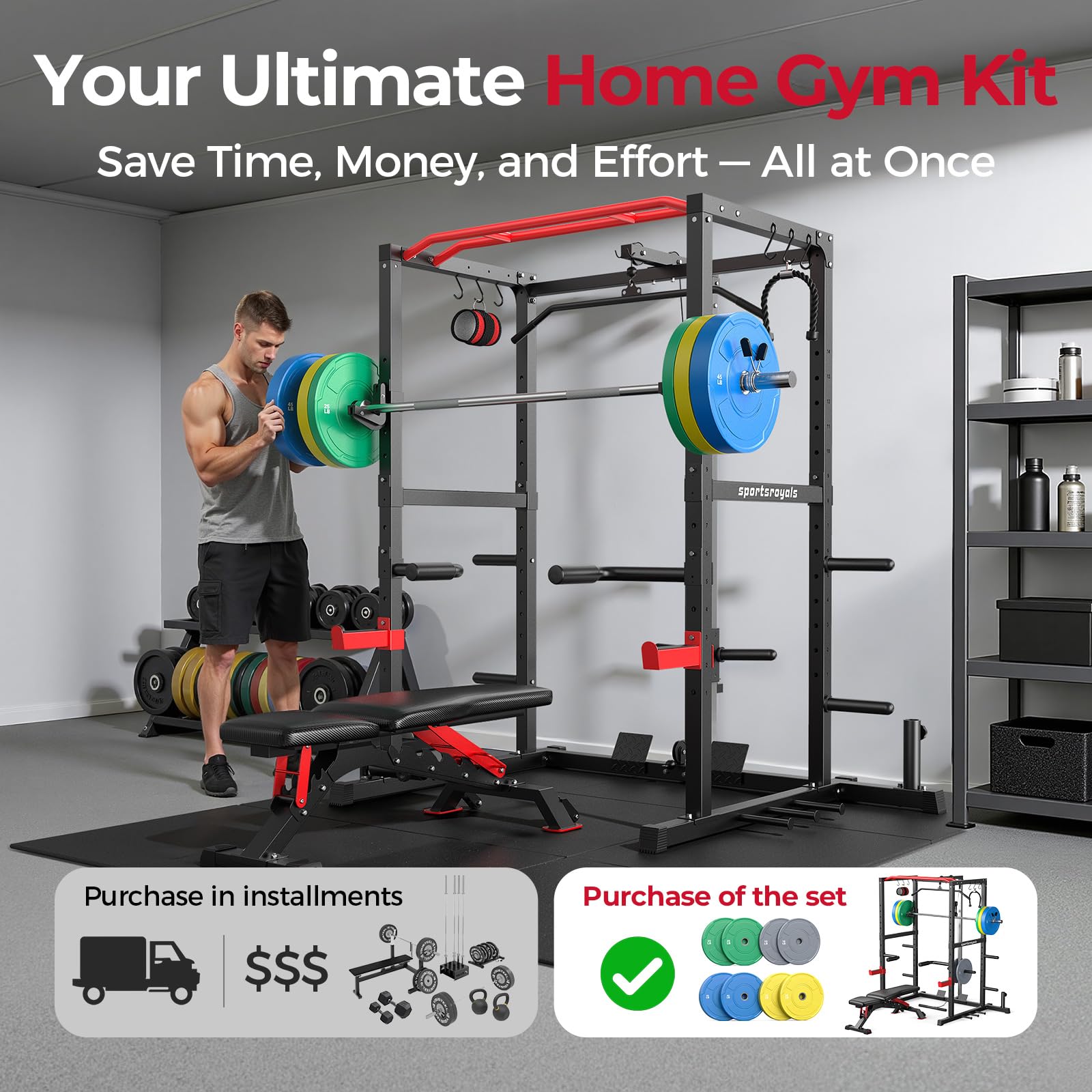 FED Fitness LONGMENJIA140R Lat-Pull-Down-Machines - View #3