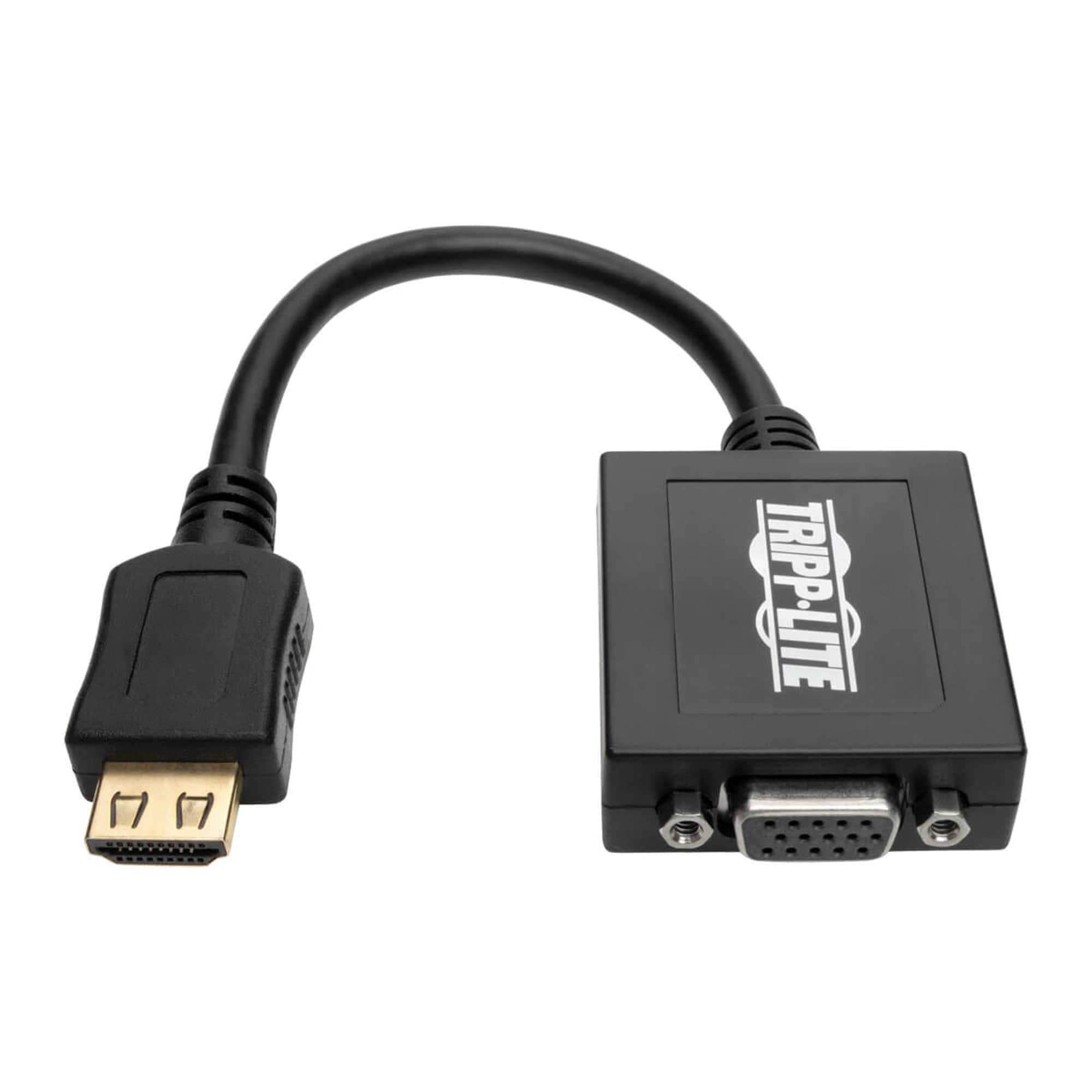 Tripp Lite TRPP13106N Gold Screw-on HDMI to VGA
