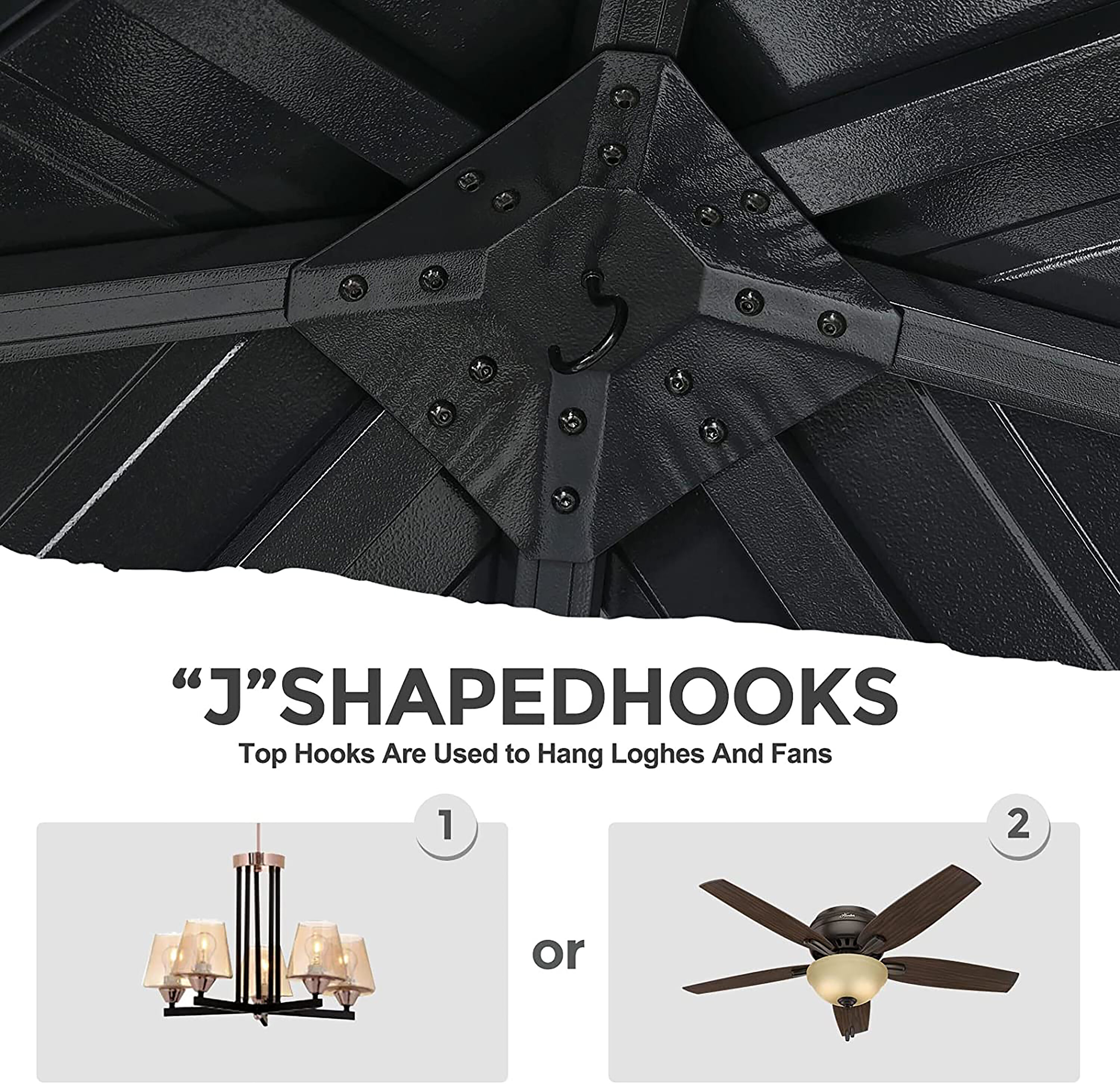 ABCCANOPY DR1212-GY Wood-Resin-Gazebos - View #5