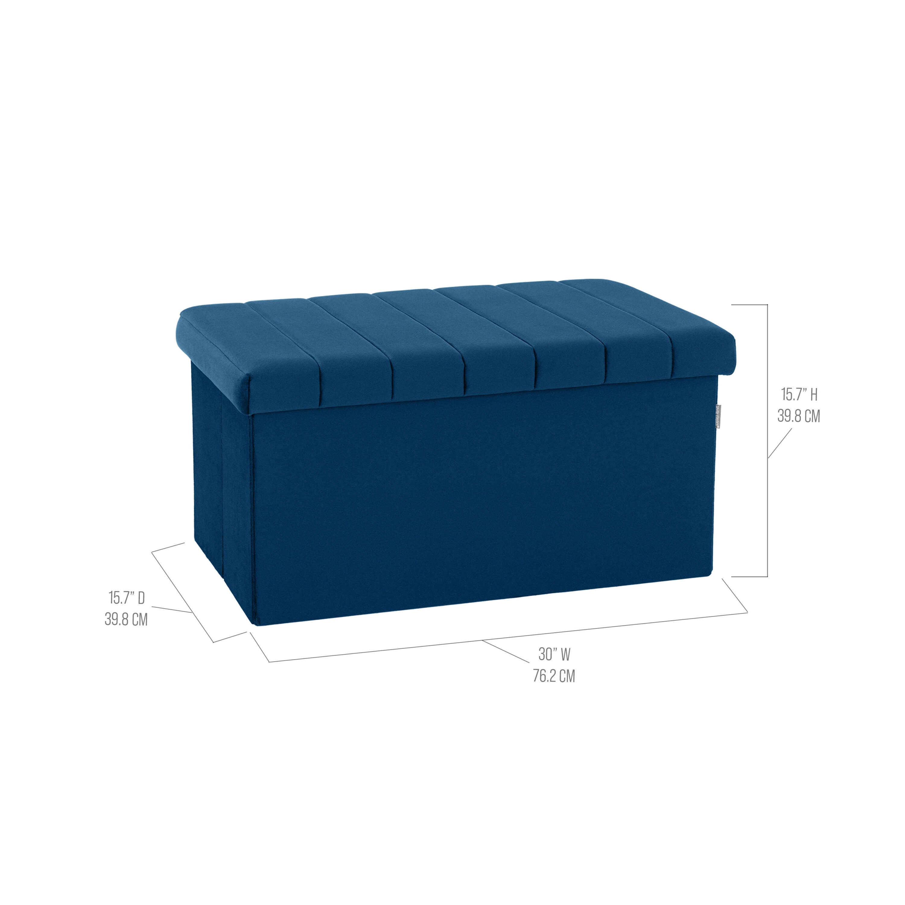 Seville Classics STR30256 Indoor-Ottomans - View #4