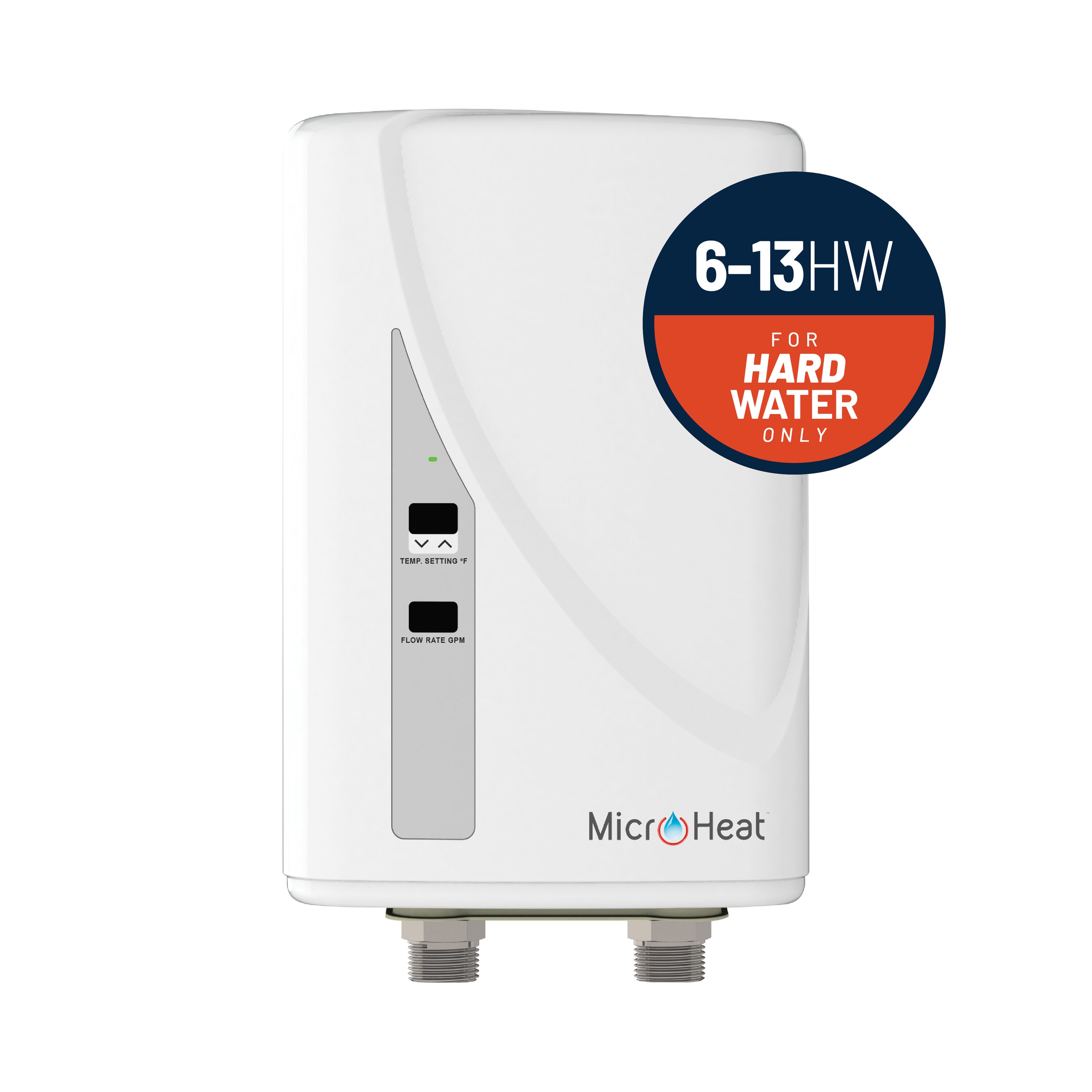 JVIS USA X99253300XX Micro Heat 6-13 Hardwater 240-Volt 13-kW-kW 5-GPM Point Of Use Smart Tankless Electric Water Heater