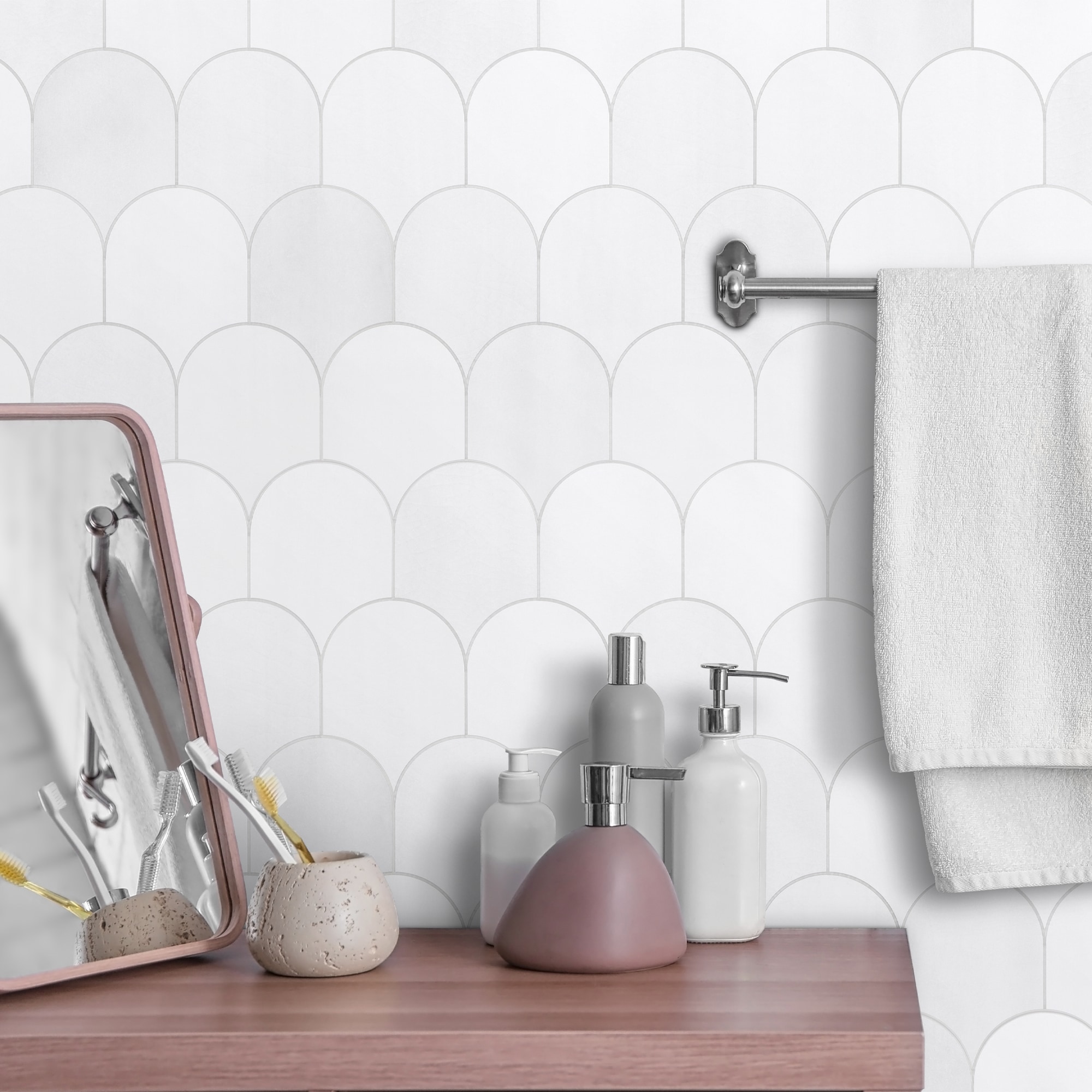 SUNWINGS LSDS001-WHI-50 Ceramic-Tile - View #2