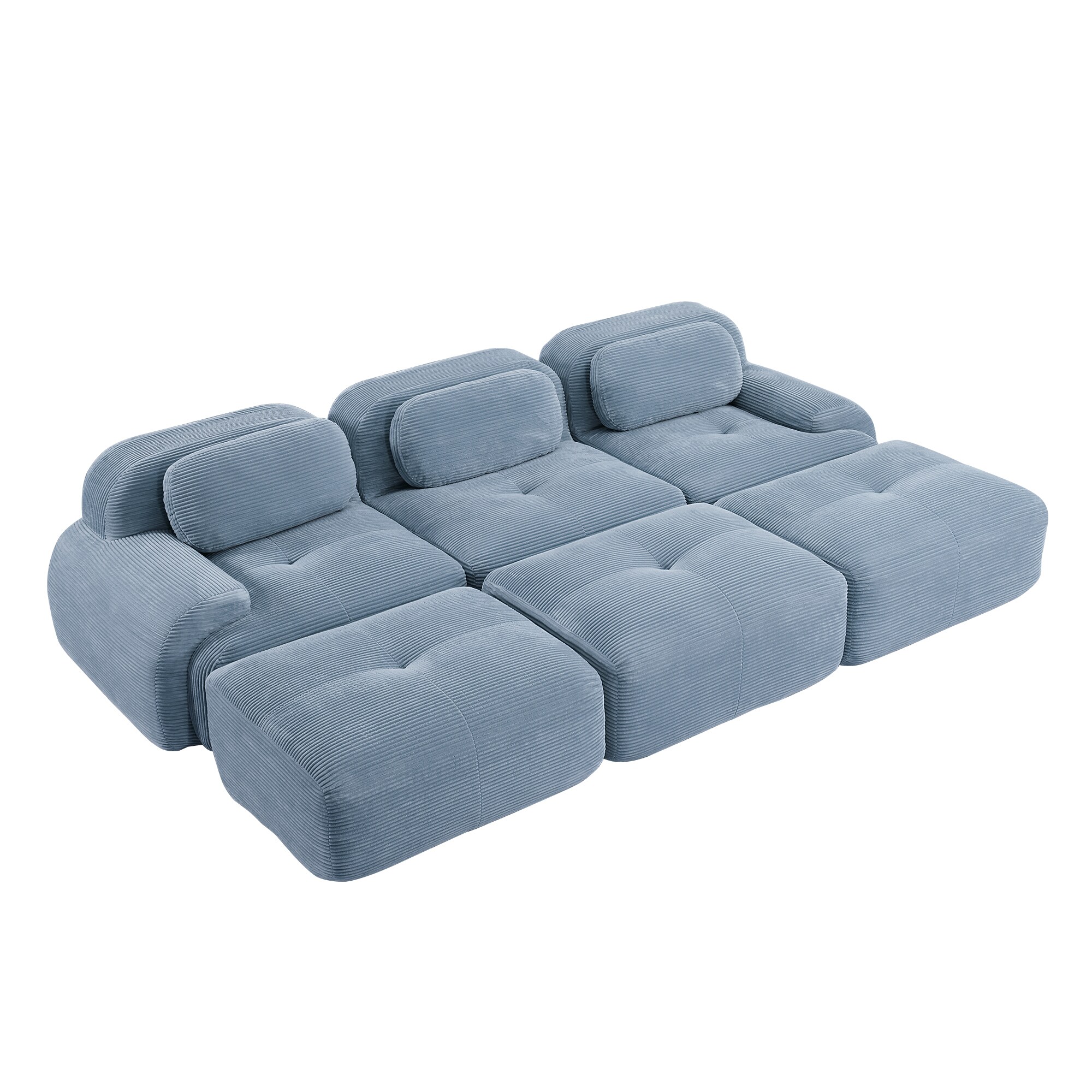 Homy Casa SMZO-GYU-BL Sofas-Loveseats - View #14