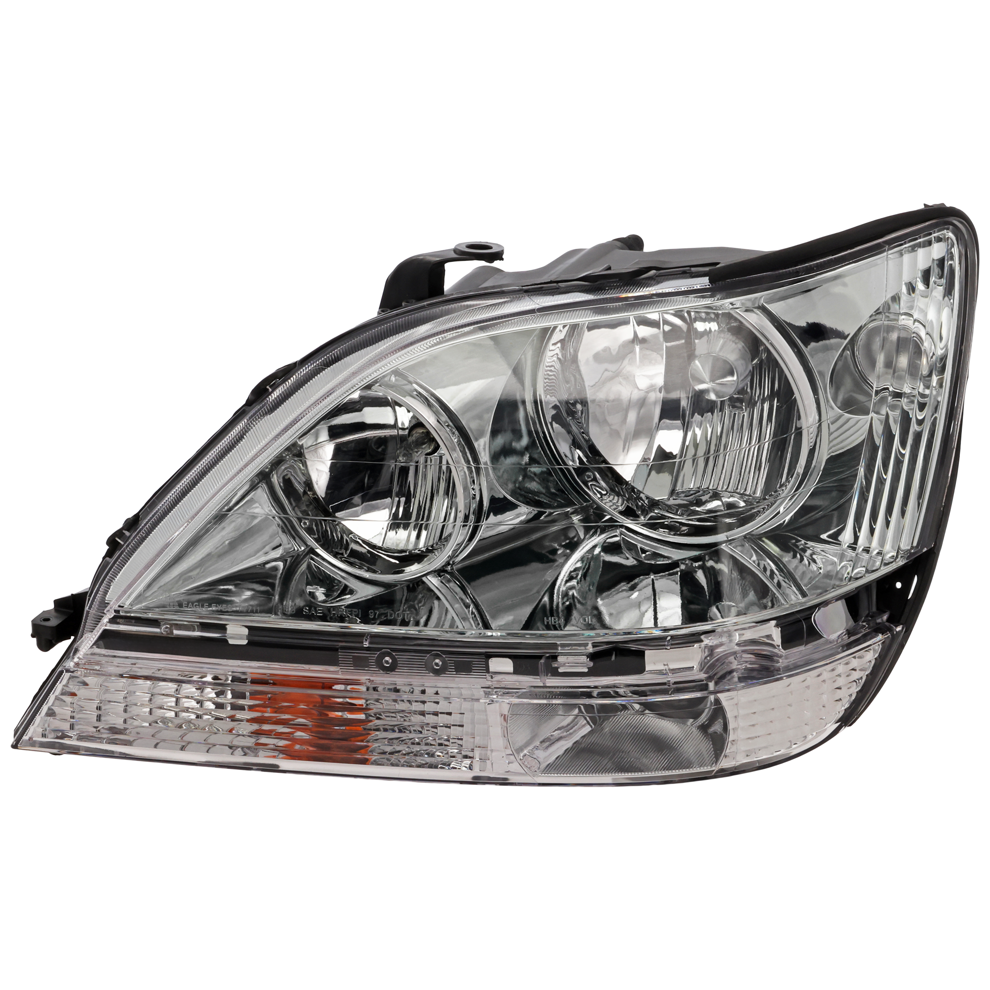 Garage-Pro JCW20-5808-90GP Headlight For Lexus Rx300 01-03 Lh Assembly Halogen Chrome Interior