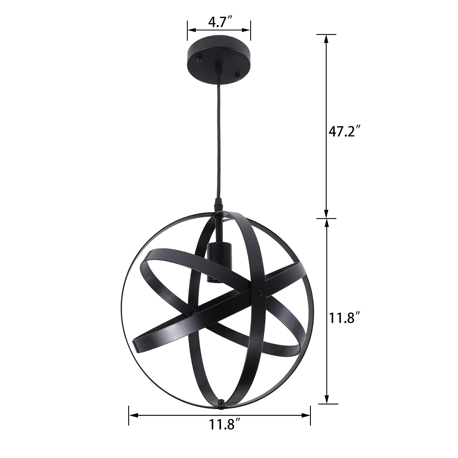LamQee 06FTL0172ABK Pendant-Lights - View #7