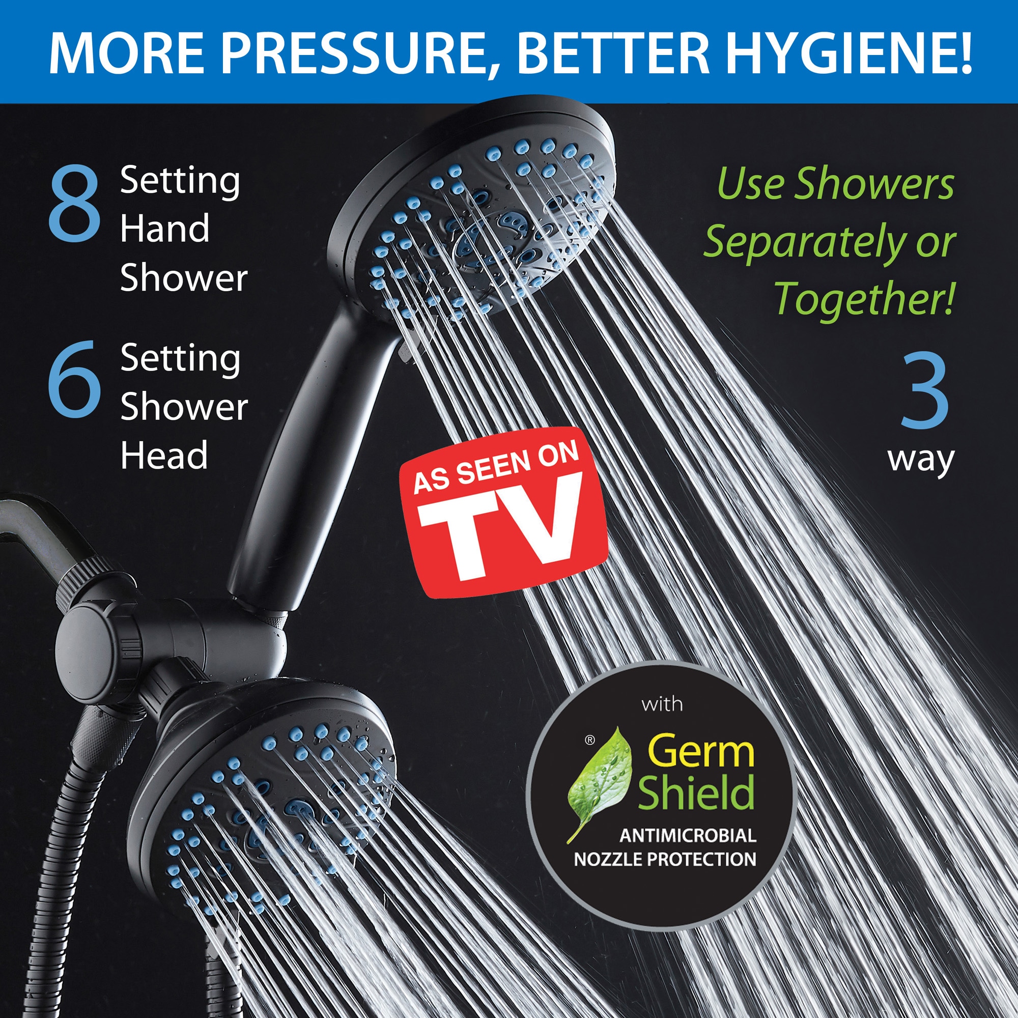 AquaCare 2662MBF Fixed-Showerhead - View #2