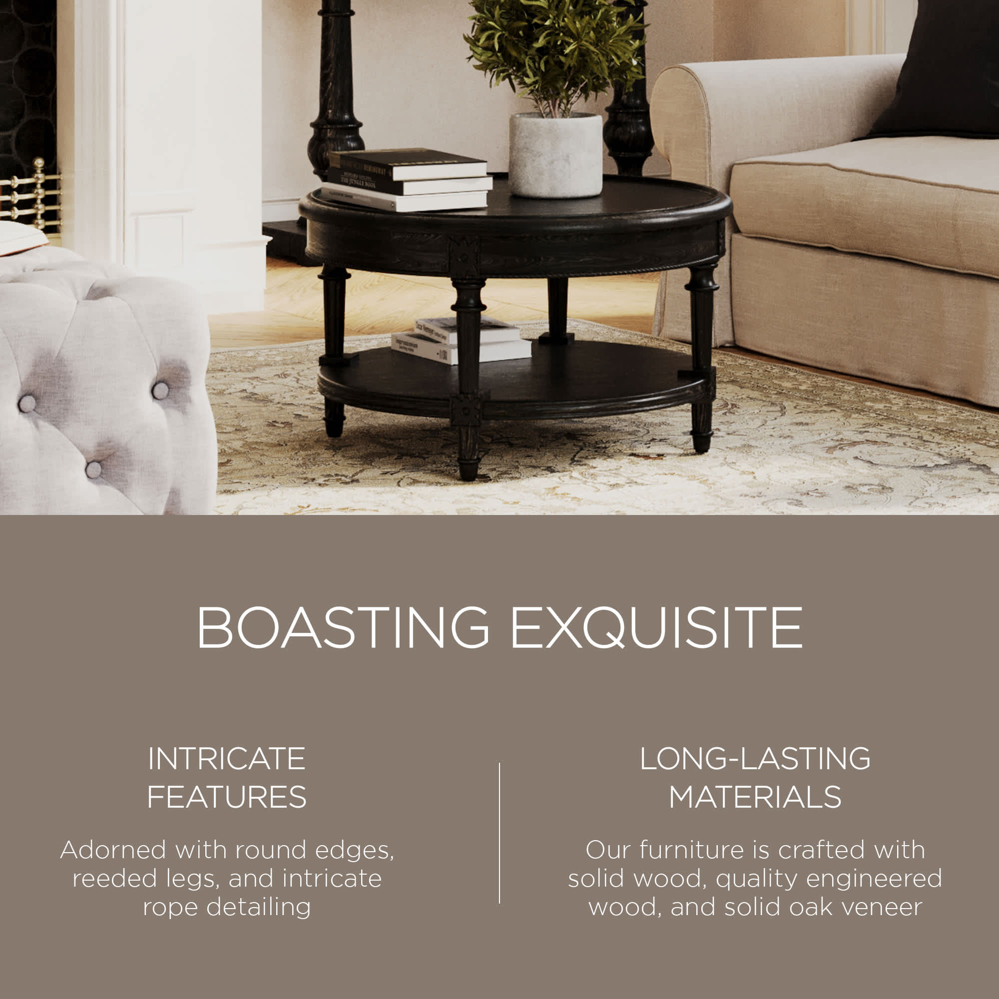 Maven Lane ML352103-WCT-BK Coffee-Tables - View #2