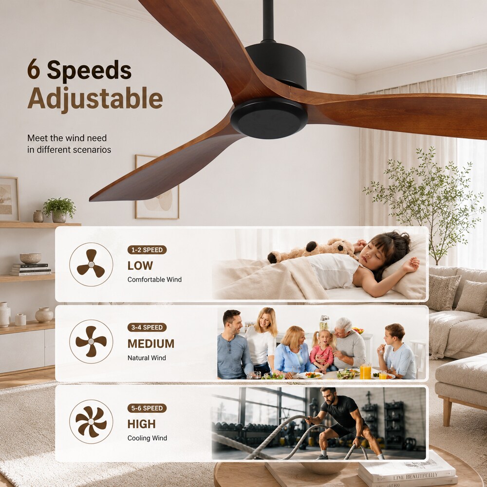 OKKIFANN ZYSA12-L Ceiling-Fans - View #3
