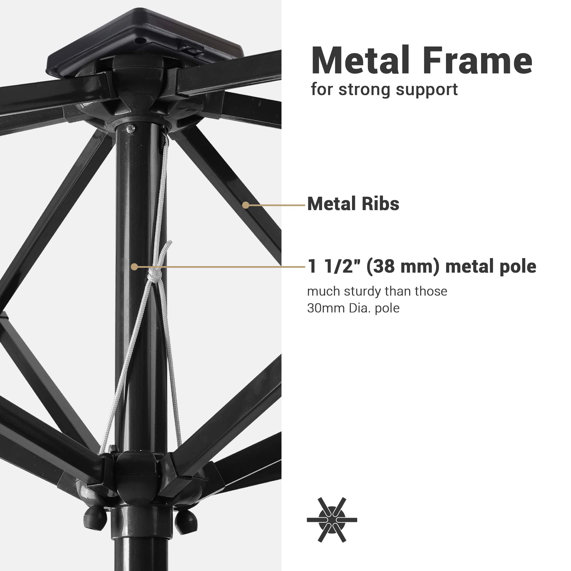 Yescom 07UMB011-10X6-B4X-LO Indoor-Umbrella-Stands - View #5