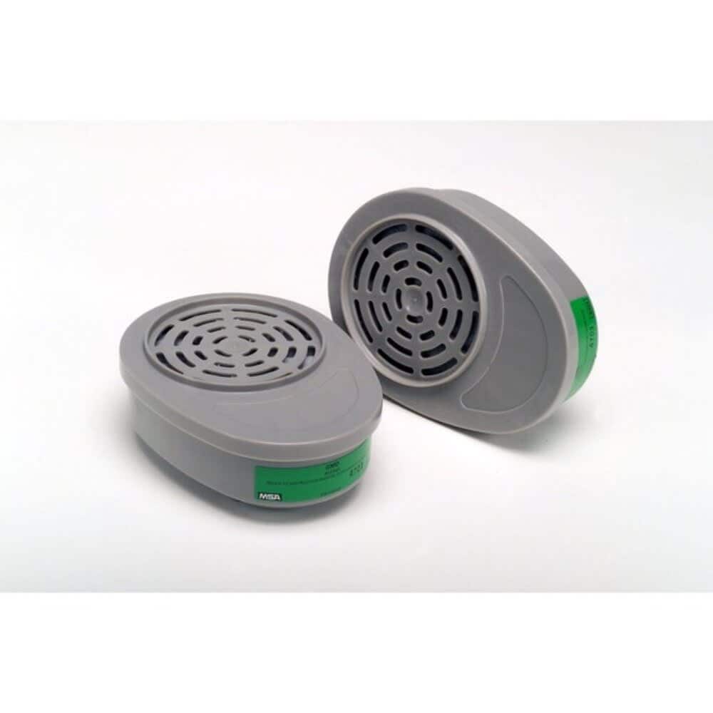 MSA Combination Cartridge/Filter Advantage Series Bayonet Green GMD 2/Pkg
