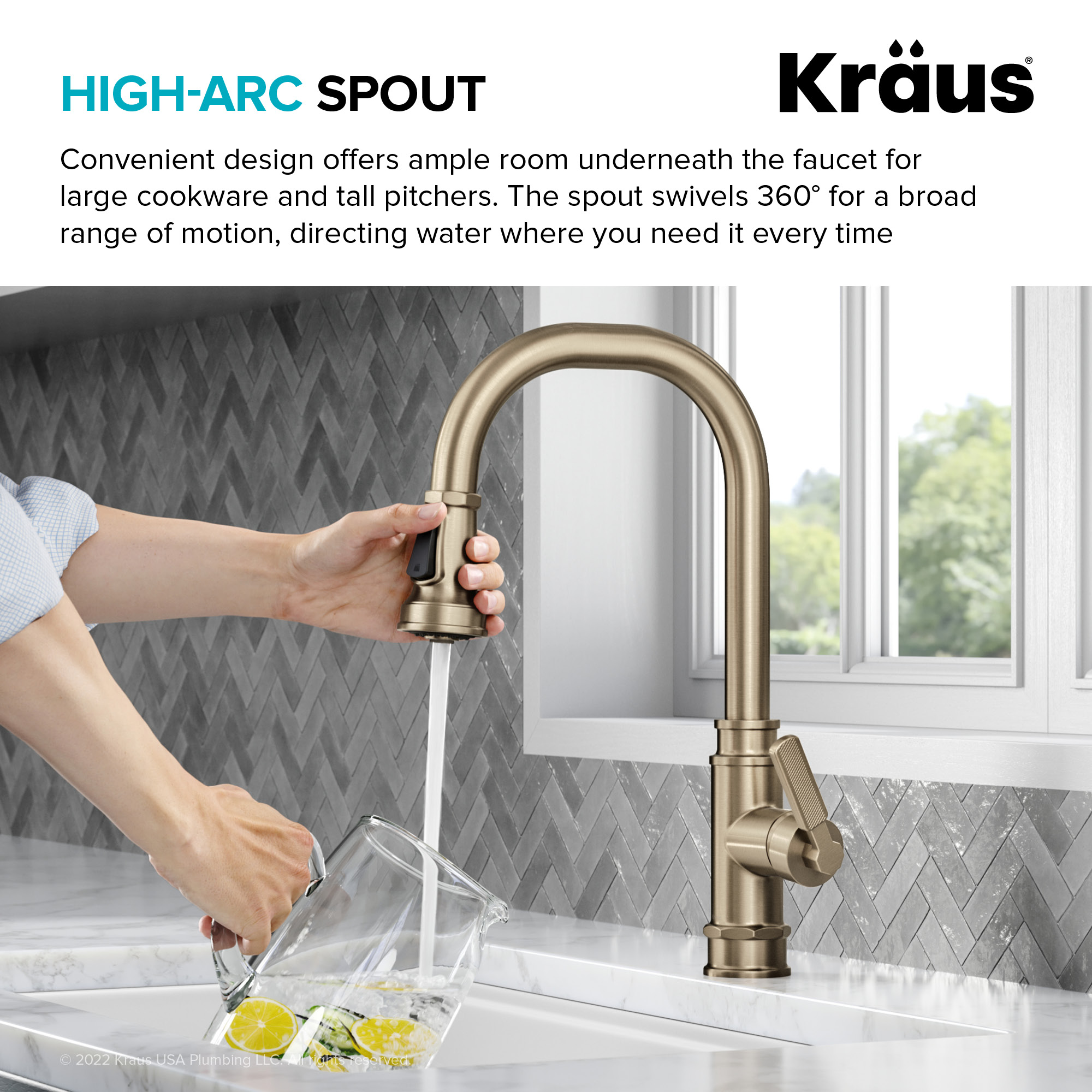 Kraus KPF-4101SFACB Kitchen-Faucets - View #10